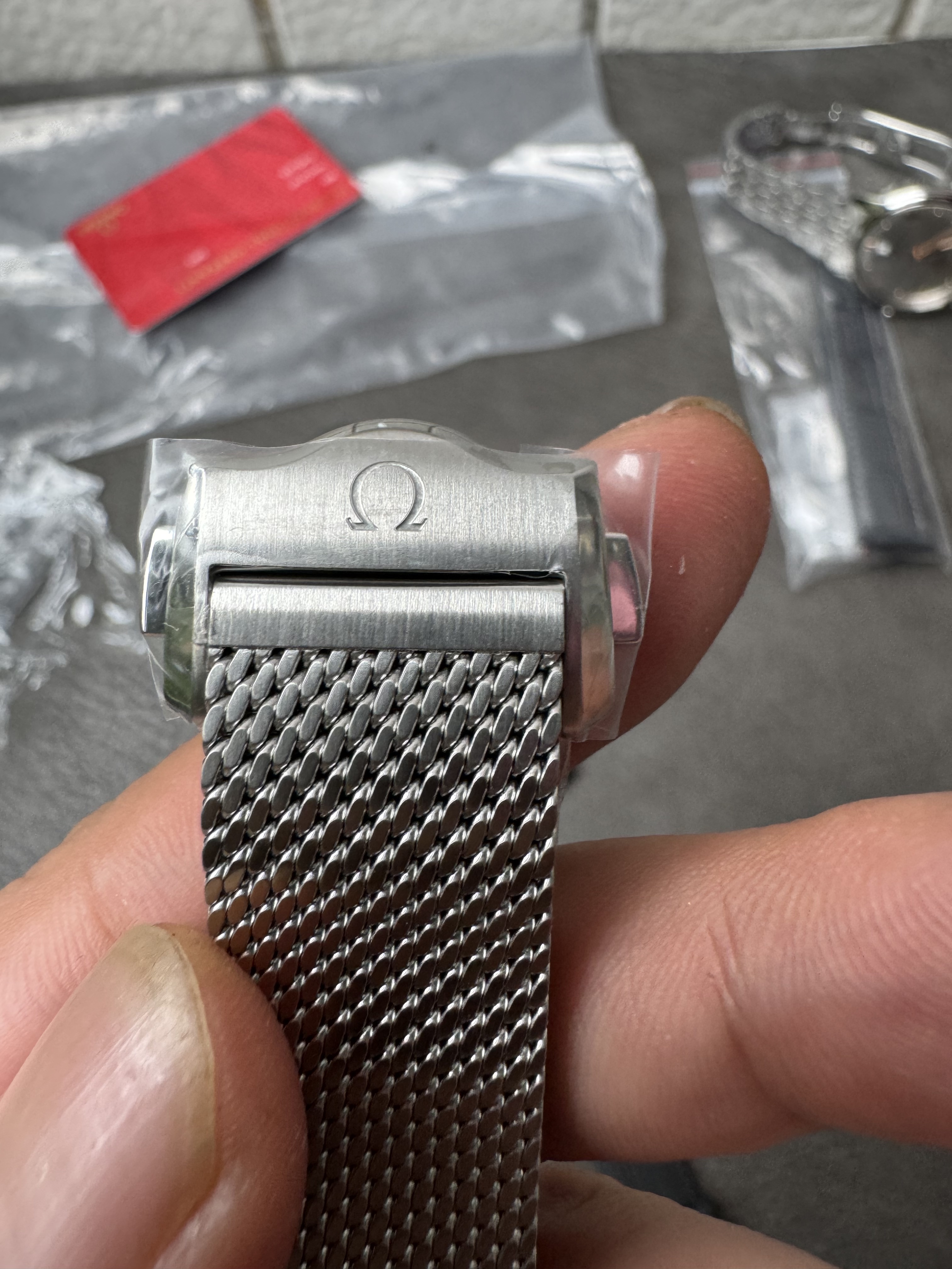 Super Clone Omega 1:1 Seamaster 300M 007 Silver Bezel Milanese Bracelet