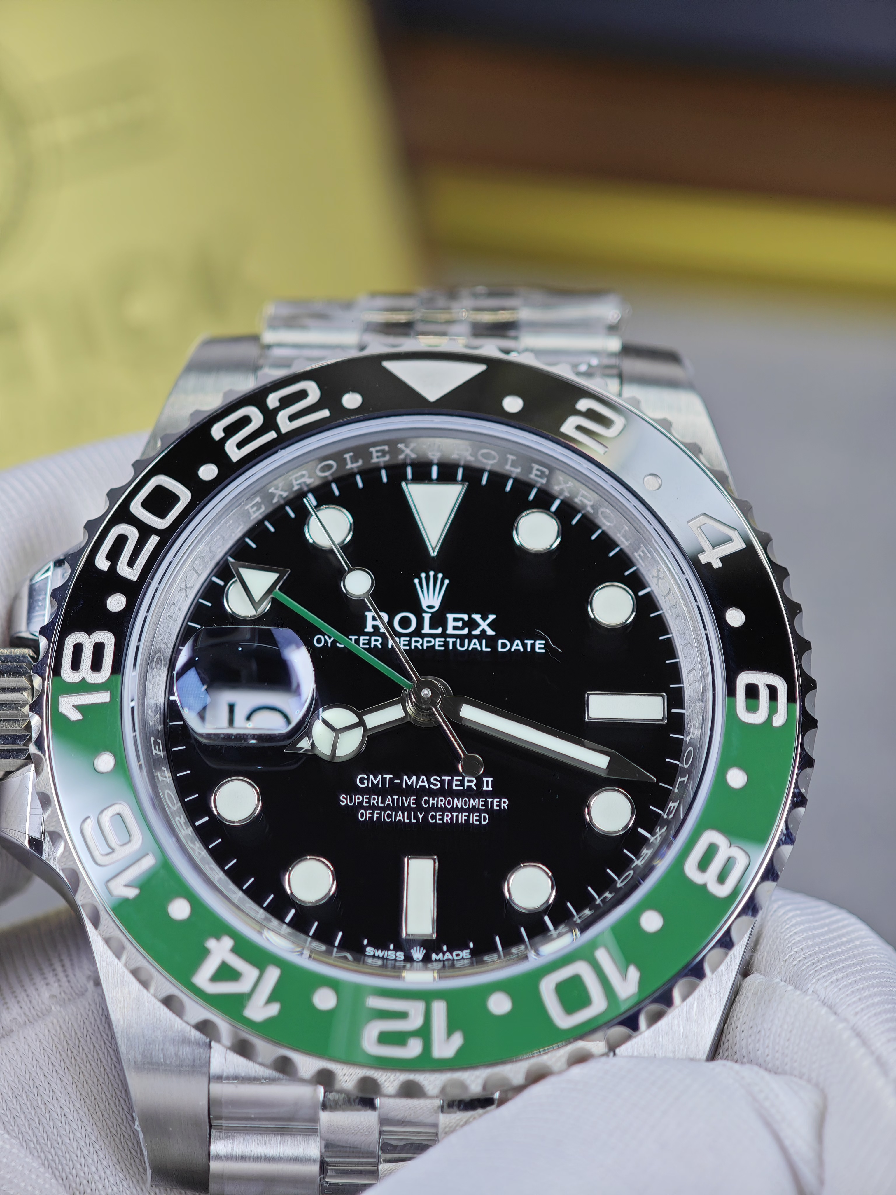 Rolex GMT Master II 126720VTNR Stainless Steel 'Sprite' on Jubilee (40mm) Super Clone