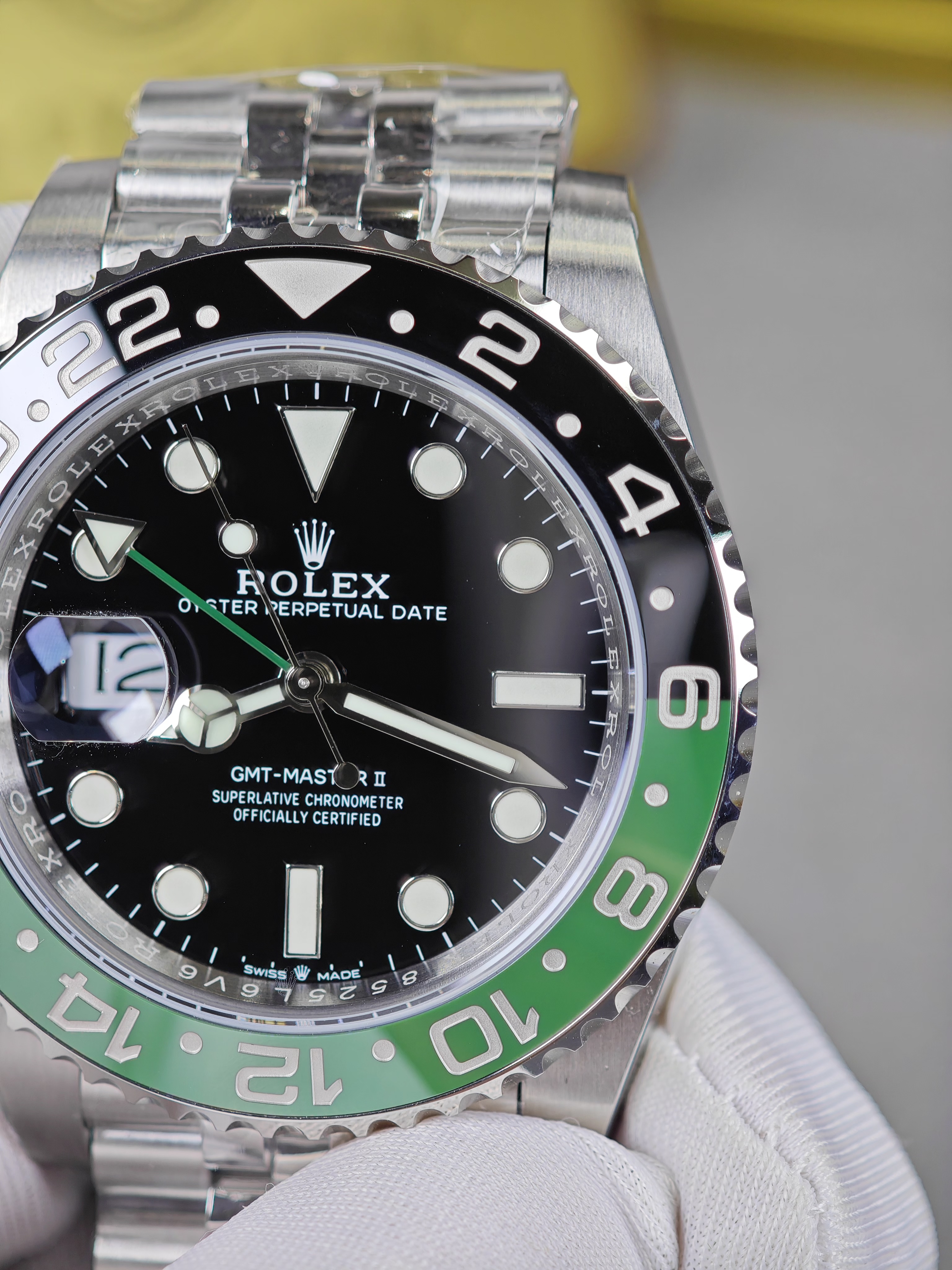 Rolex GMT Master II 126720VTNR Stainless Steel 'Sprite' on Jubilee (40mm) Super Clone