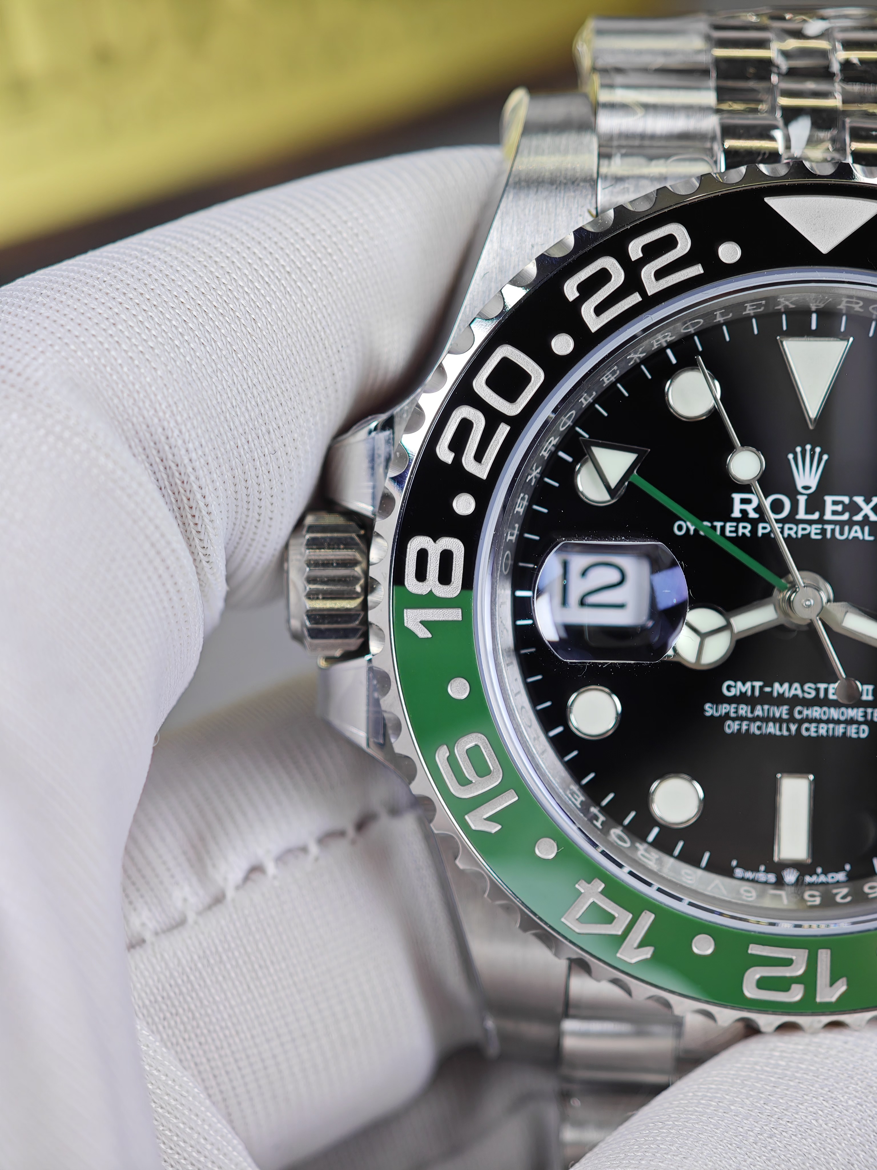Rolex GMT Master II 126720VTNR Stainless Steel 'Sprite' on Jubilee (40mm) Super Clone