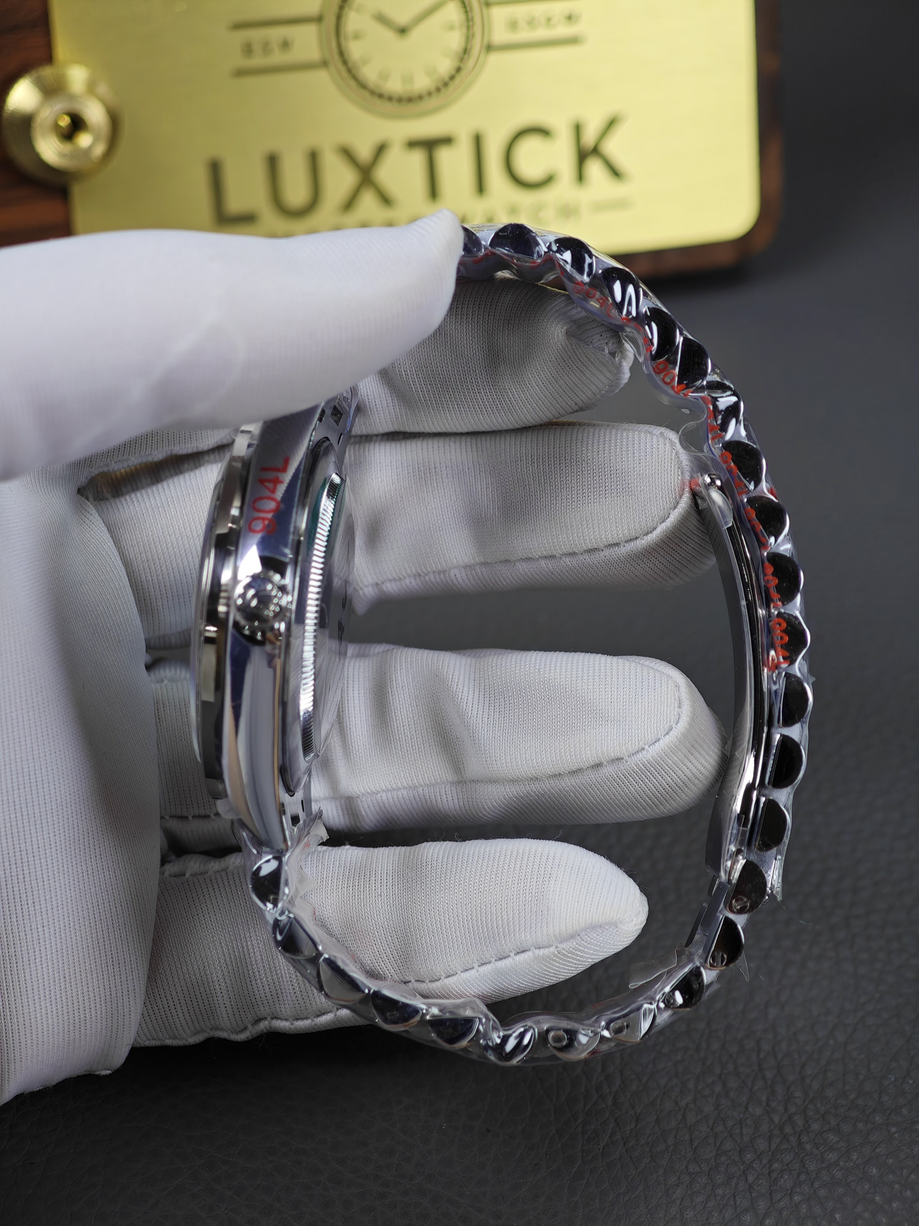 Rolex Day-Date 228396TBR Ice Blue Arabic Dial Diamond Bezel (40mm) Super Clone