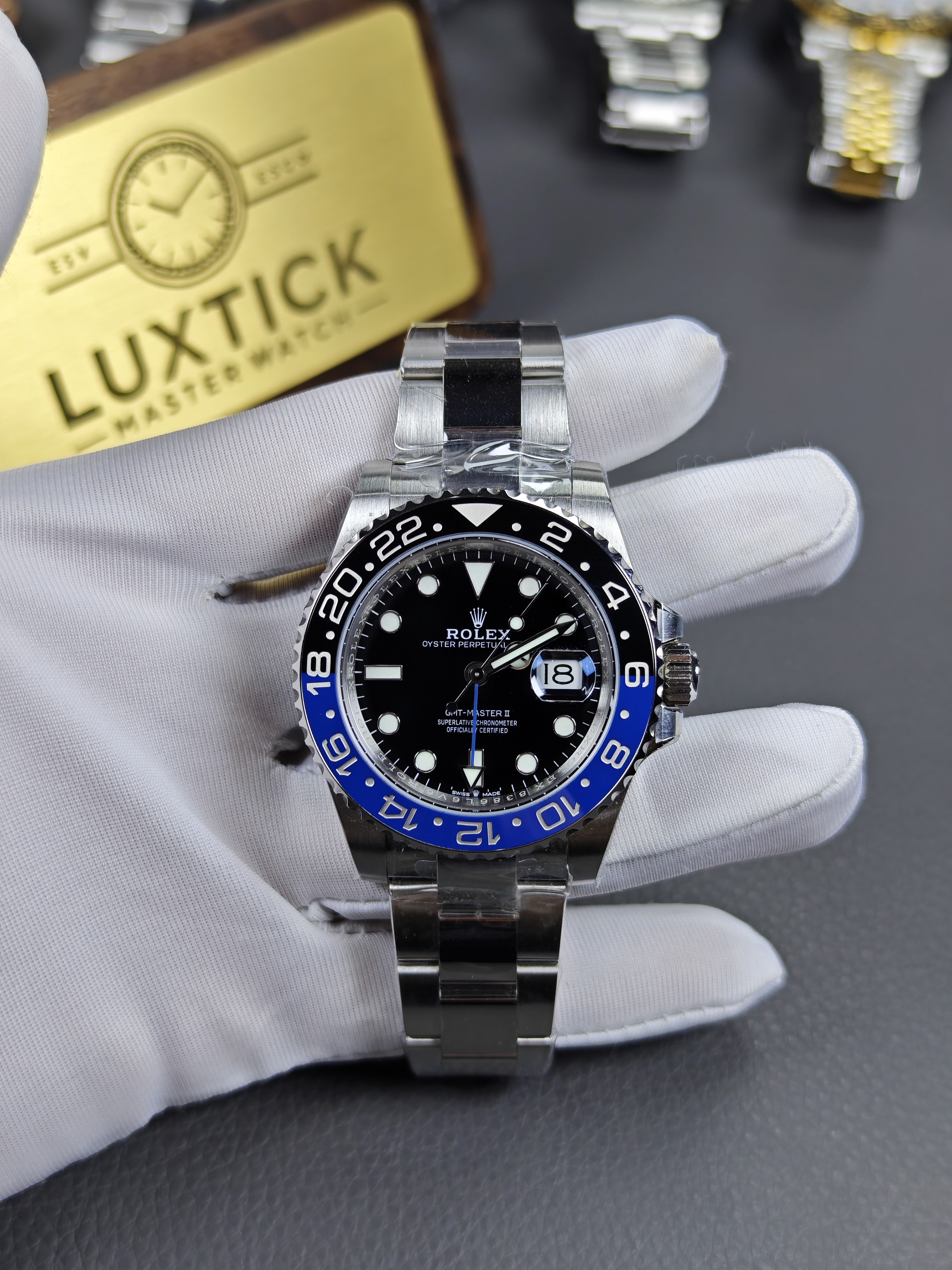 Rolex GMT Master II 126710BLNR Stainless Steel 'Batmen' (40mm) Super Clone