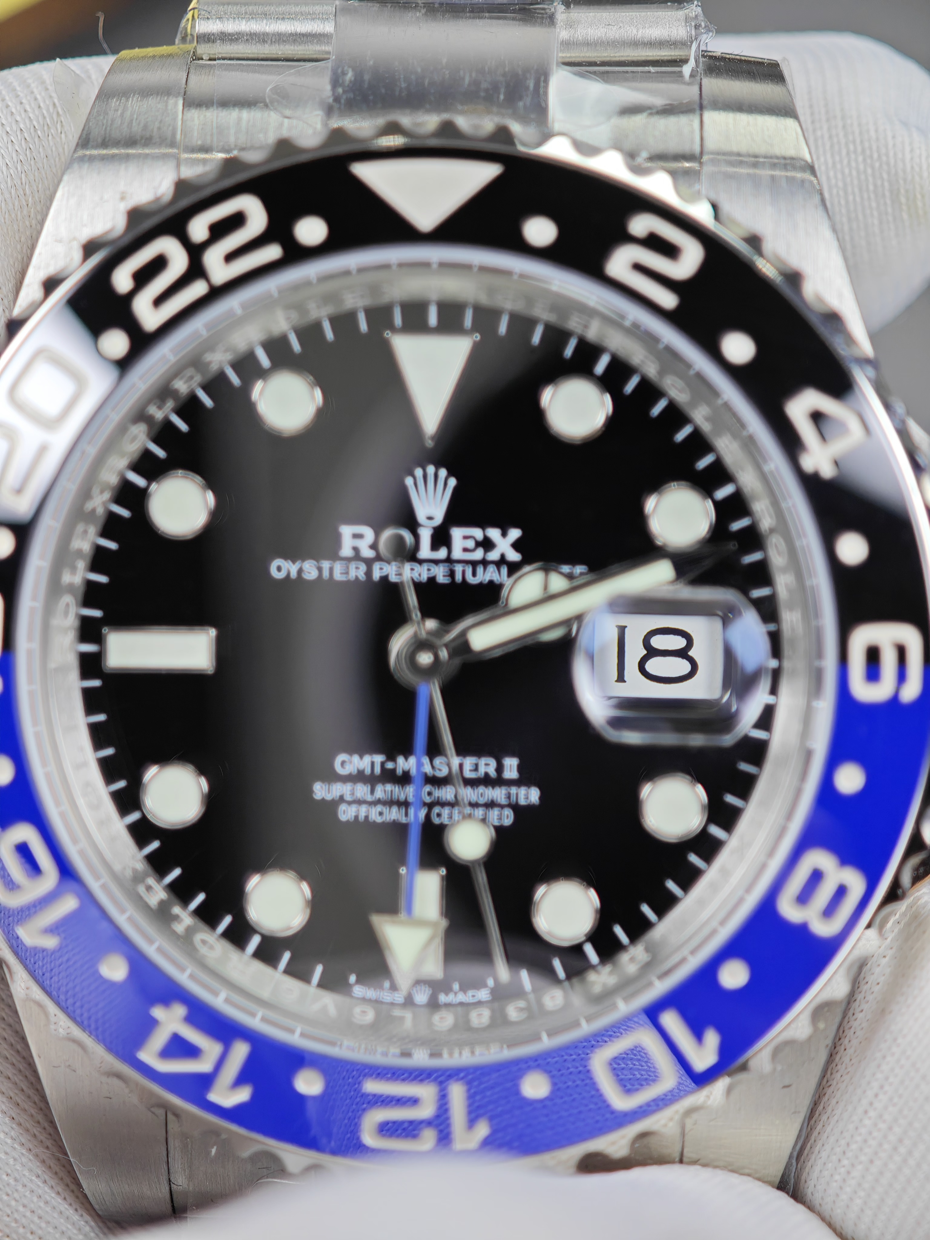 Rolex GMT Master II 126710BLNR Stainless Steel 'Batmen' (40mm) Super Clone