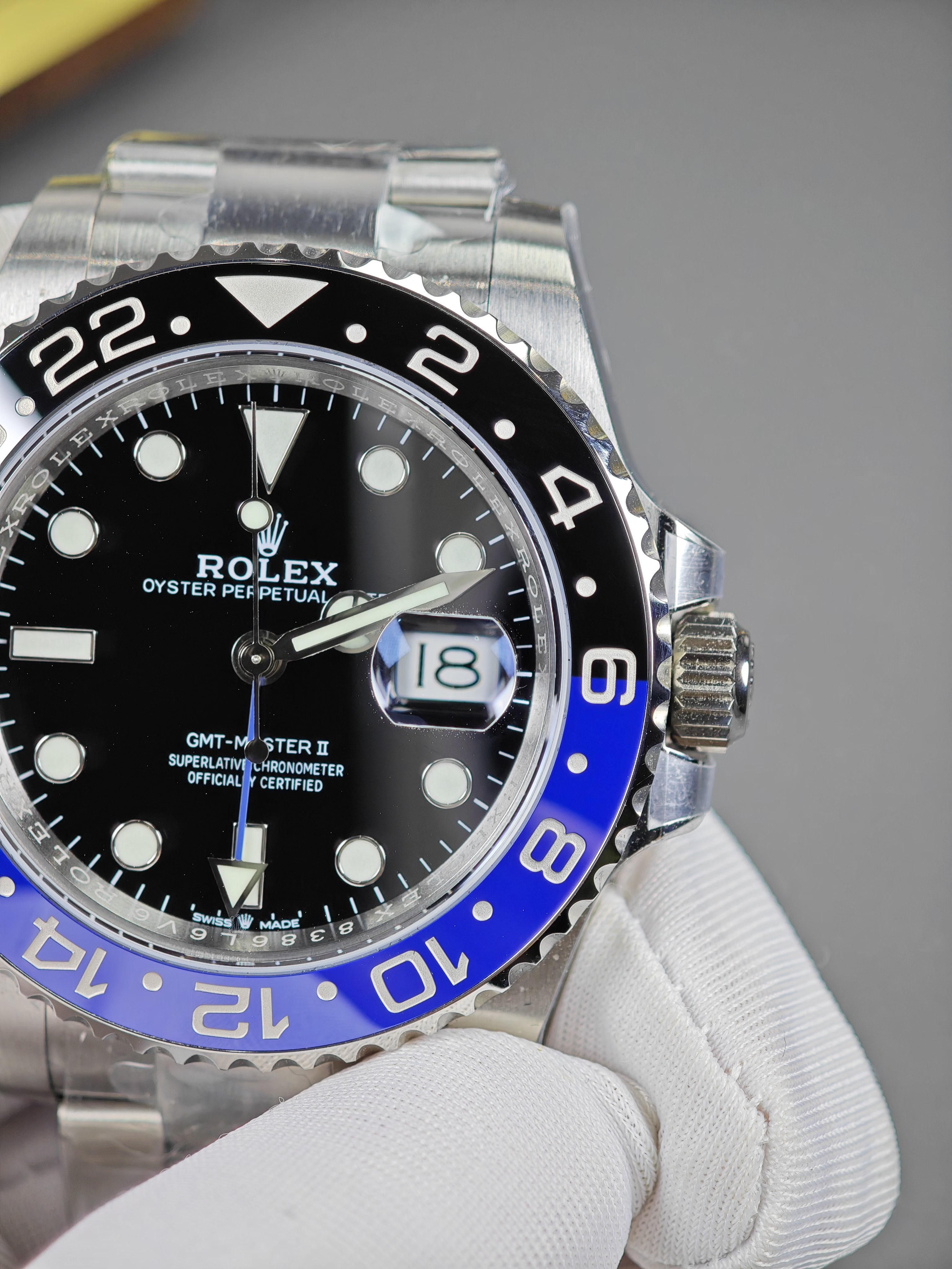 Rolex GMT Master II 126710BLNR Stainless Steel 'Batmen' (40mm) Super Clone