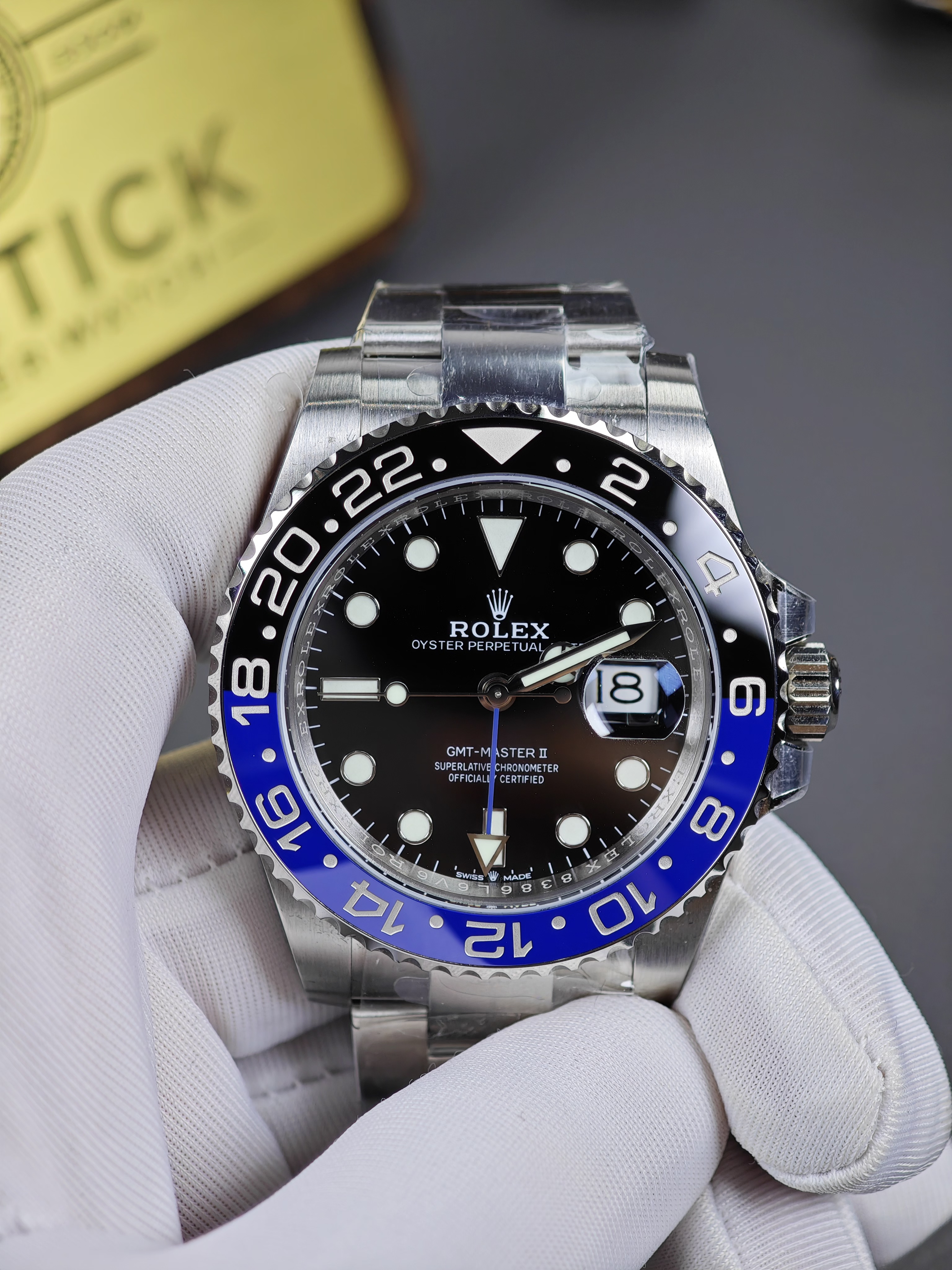Rolex GMT Master II 126710BLNR Stainless Steel 'Batmen' (40mm) Super Clone