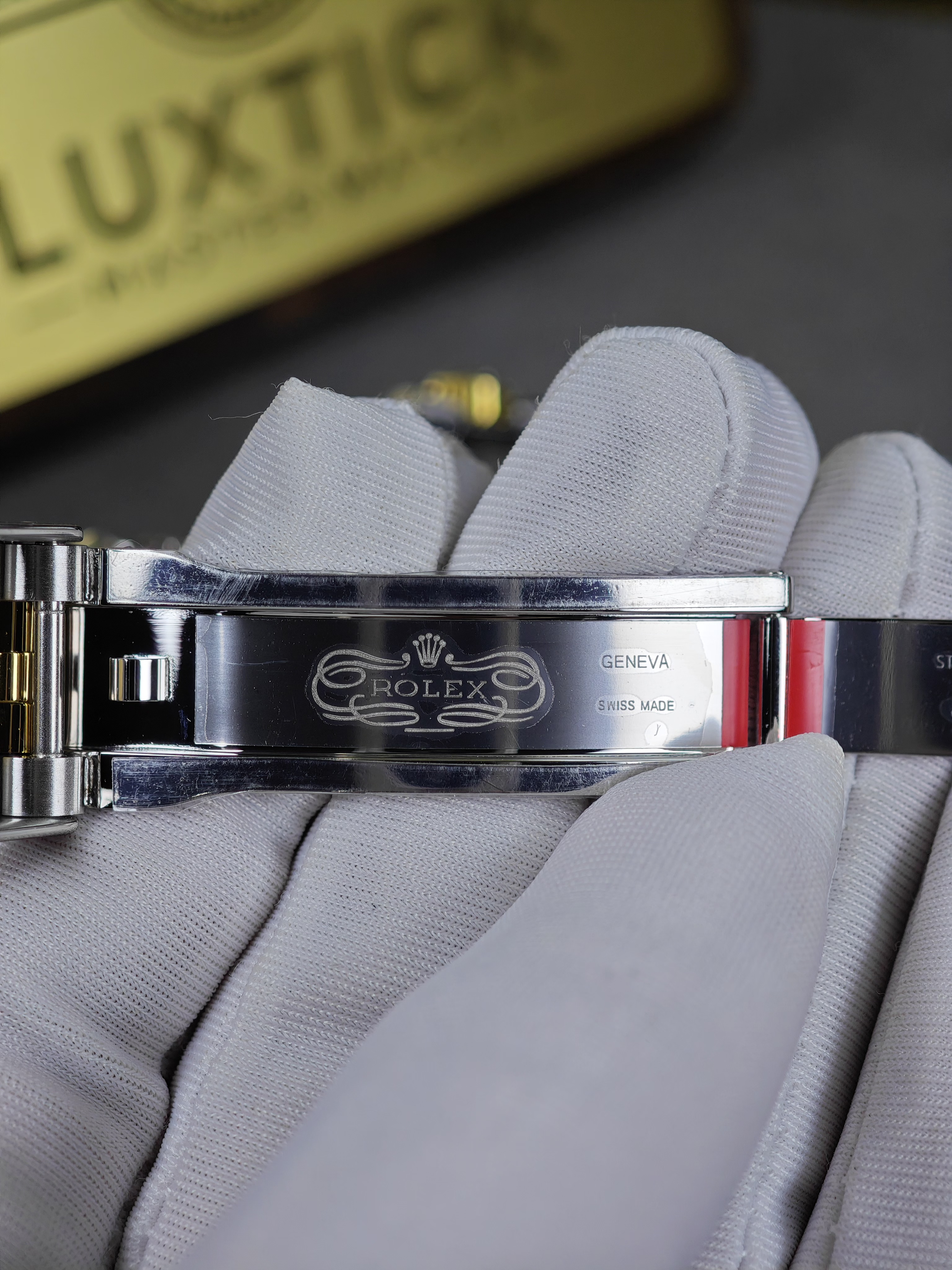 Rolex GMT Master II 126713 steel and gold Two-Tone with Black Dial on Jubilee (40mm) Super Clone