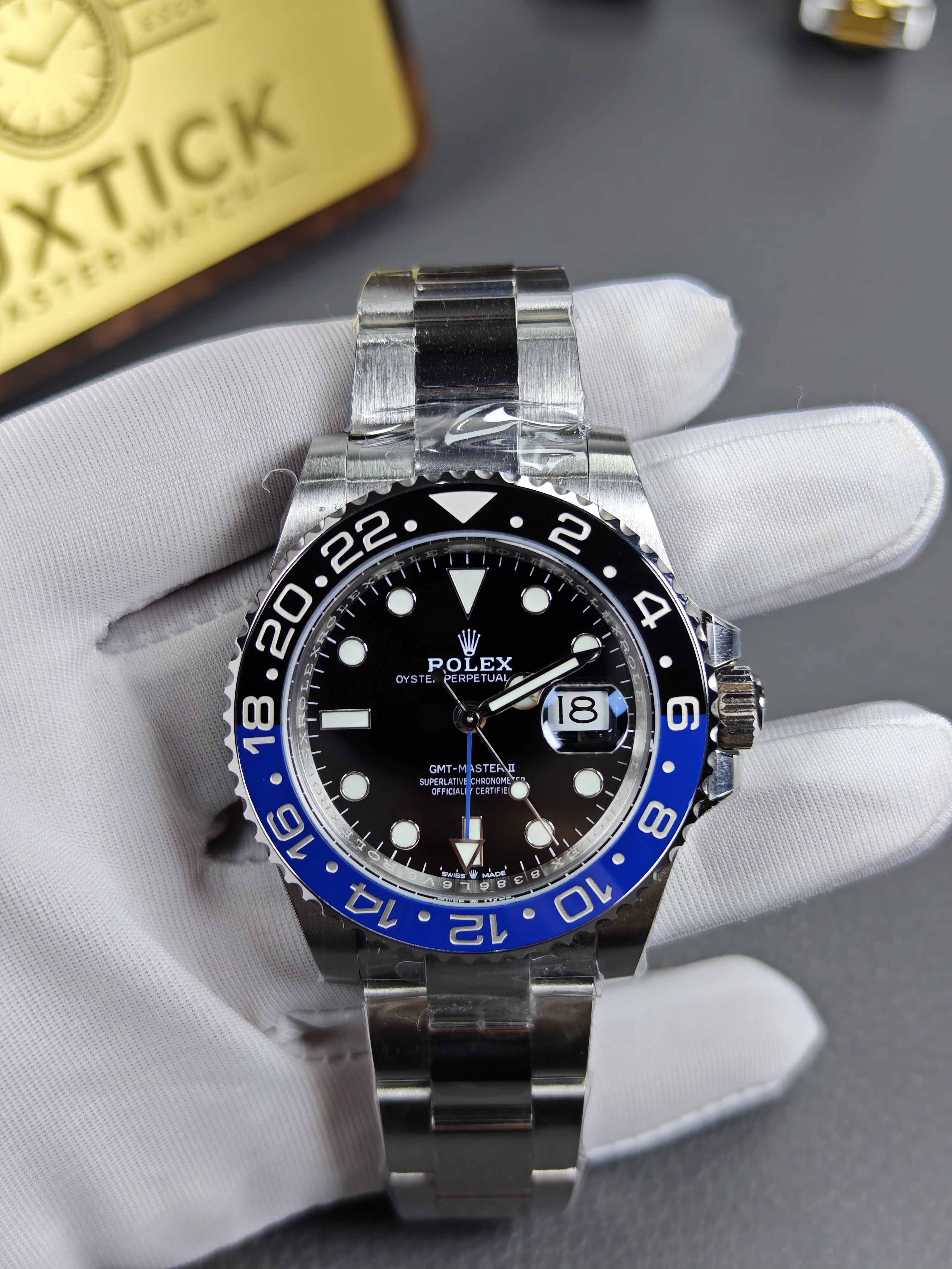 Rolex GMT Master II 126710BLNR Stainless Steel 'Batmen' (40mm) Super Clone