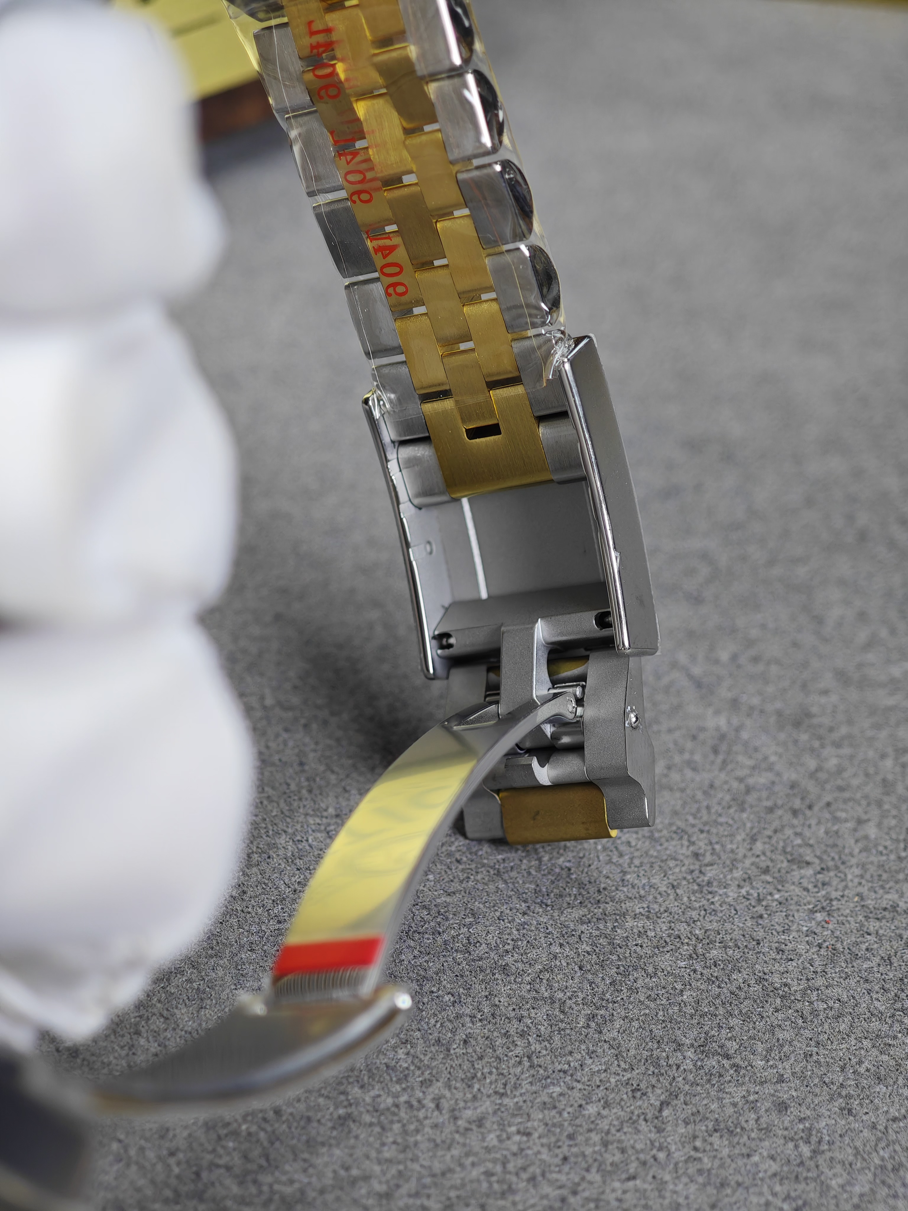 Rolex GMT Master II 126713 steel and gold Two-Tone with Black Dial on Jubilee (40mm) Super Clone