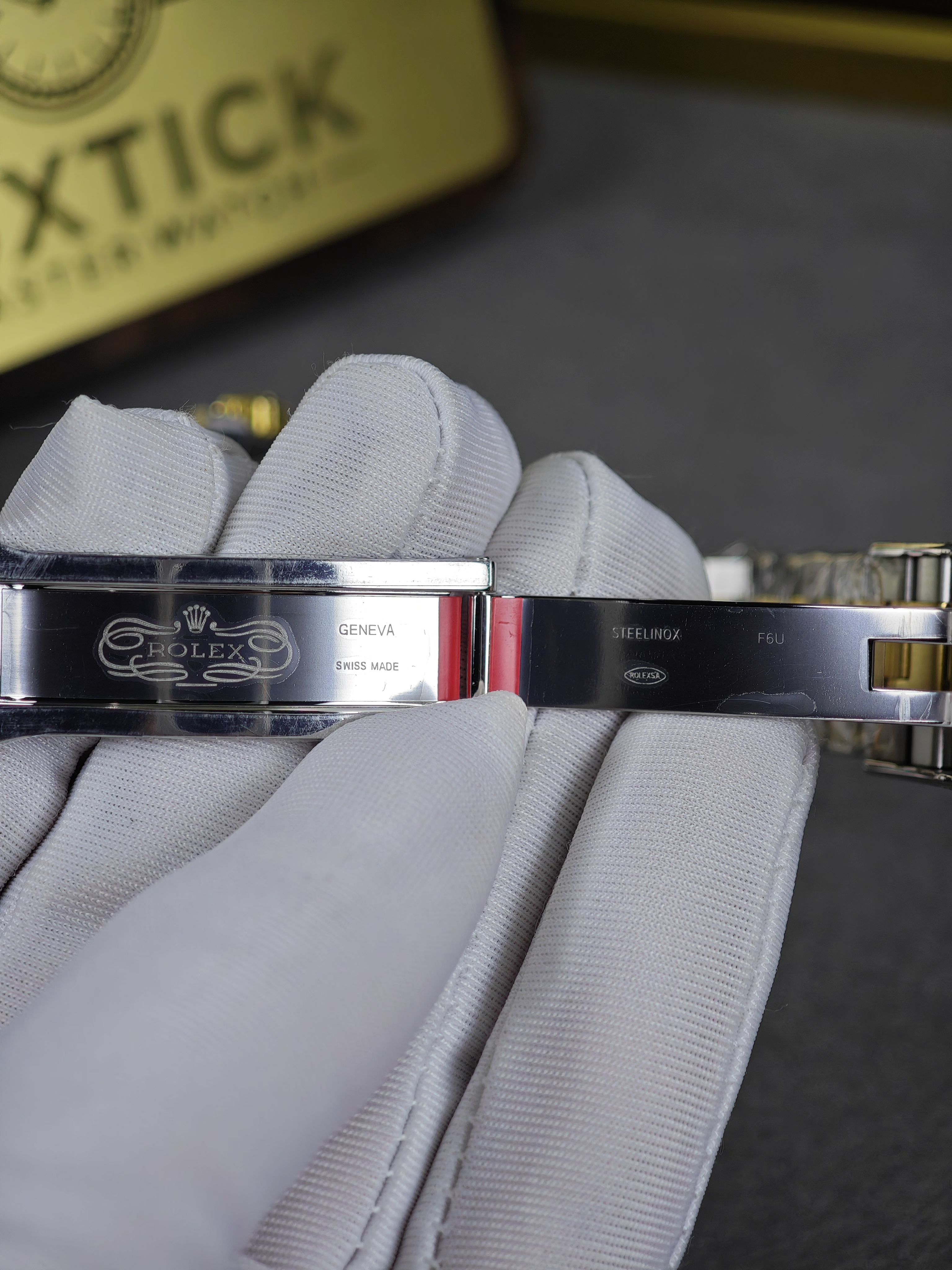 Rolex GMT Master II 126713 steel and gold Two-Tone with Black Dial on Jubilee (40mm) Super Clone