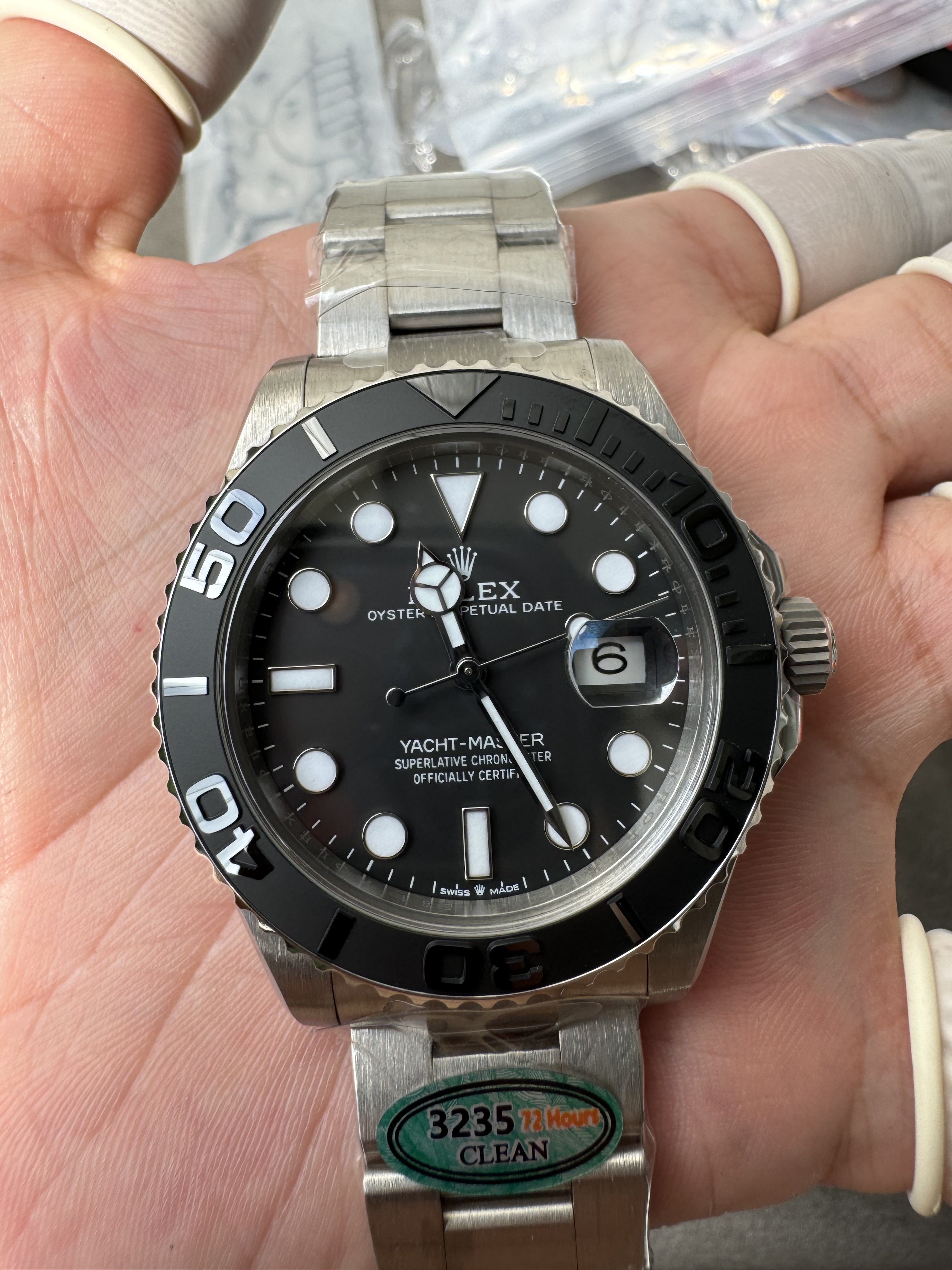 Super Clone 1:1 Rolex Yachtmaster 226627 Titanium 3235 Movement