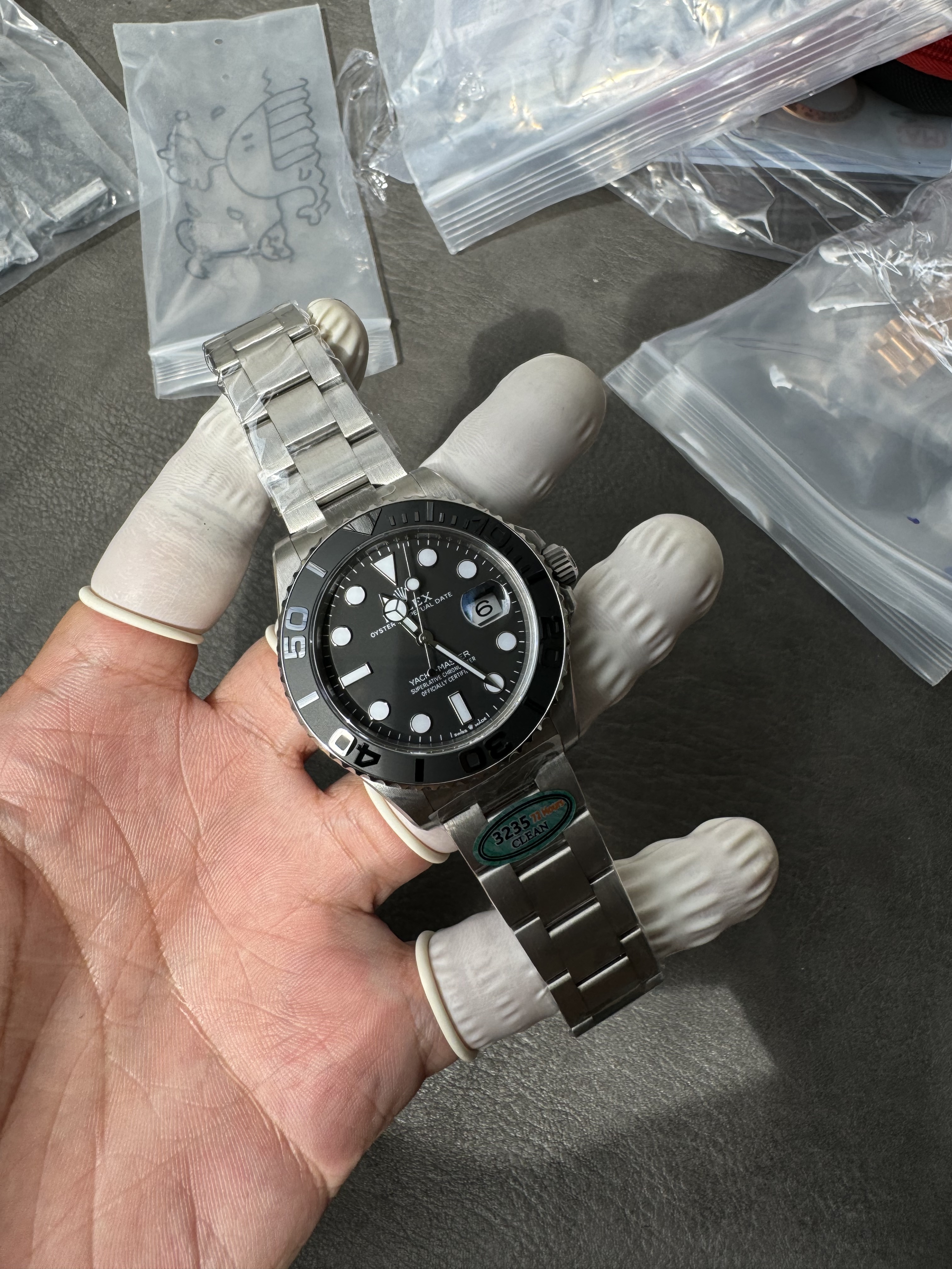 Super Clone 1:1 Rolex Yachtmaster 226627 Titanium 3235 Movement