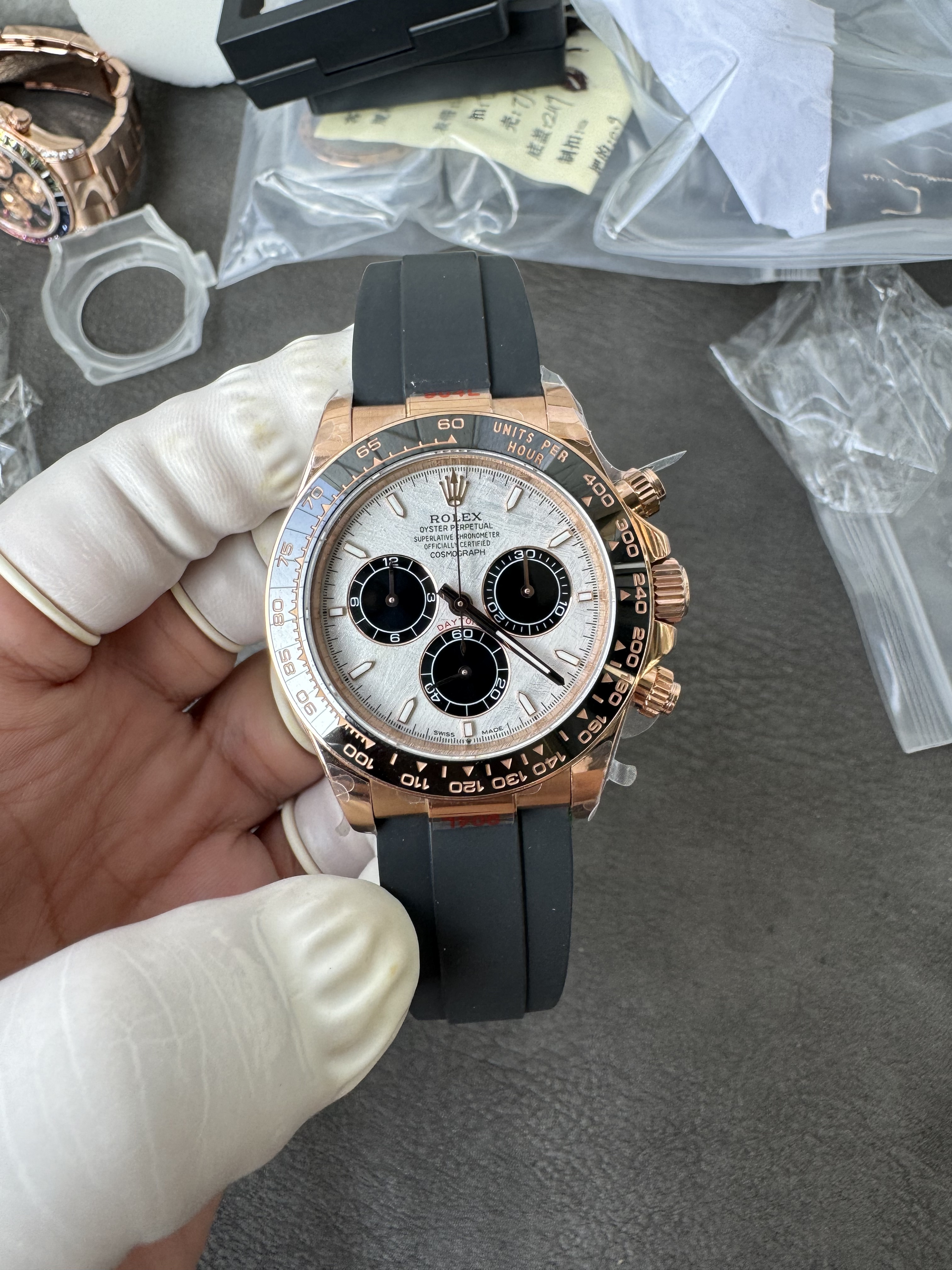 Superclone Rolex Daytona 40 mm 126515LN Meteorite Dial