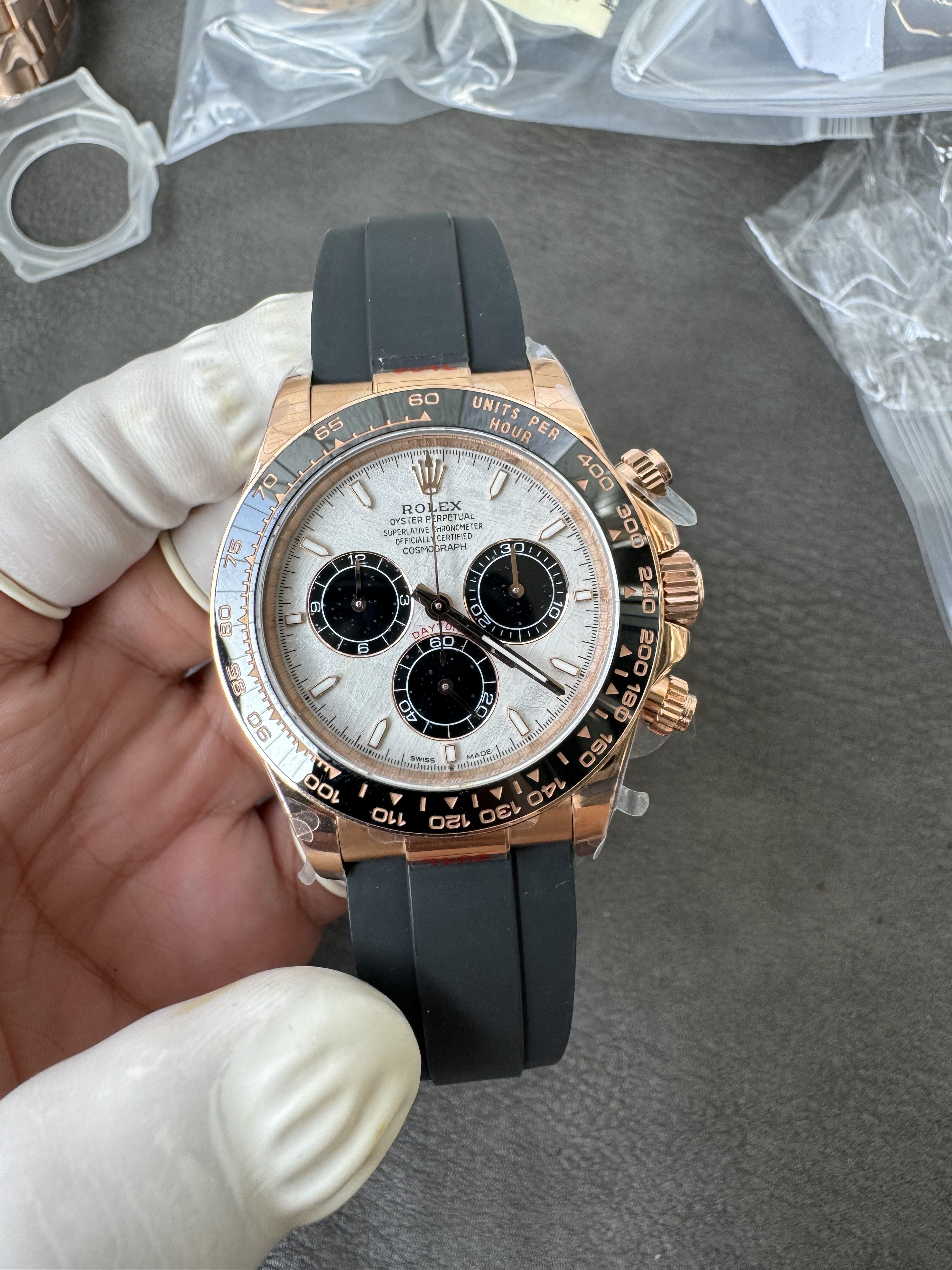 Superclone Rolex Daytona 40 mm 126515LN Meteorite Dial