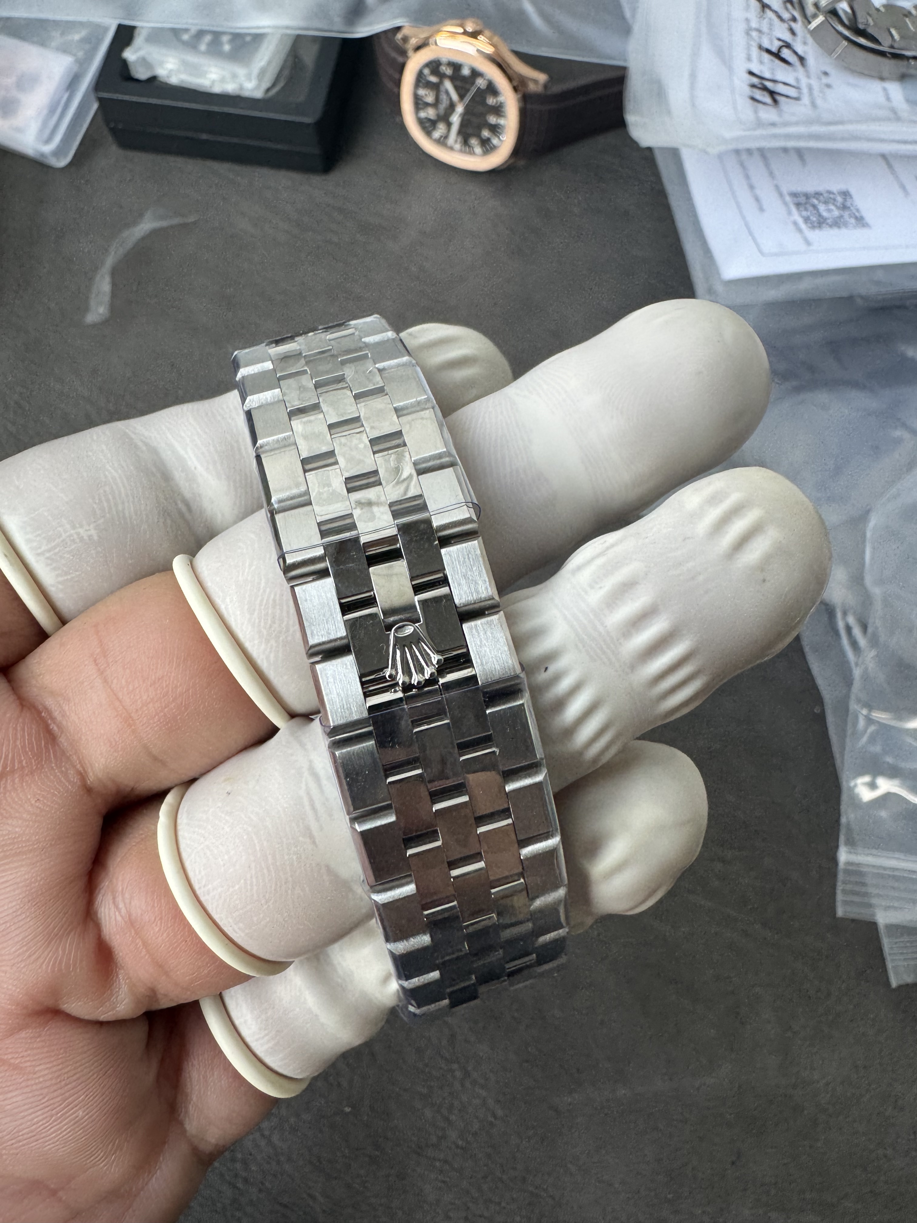 Super Clone Rolex 1:1 2025 Land-Dweller Oyster, 40 mm, Oystersteel and white gold