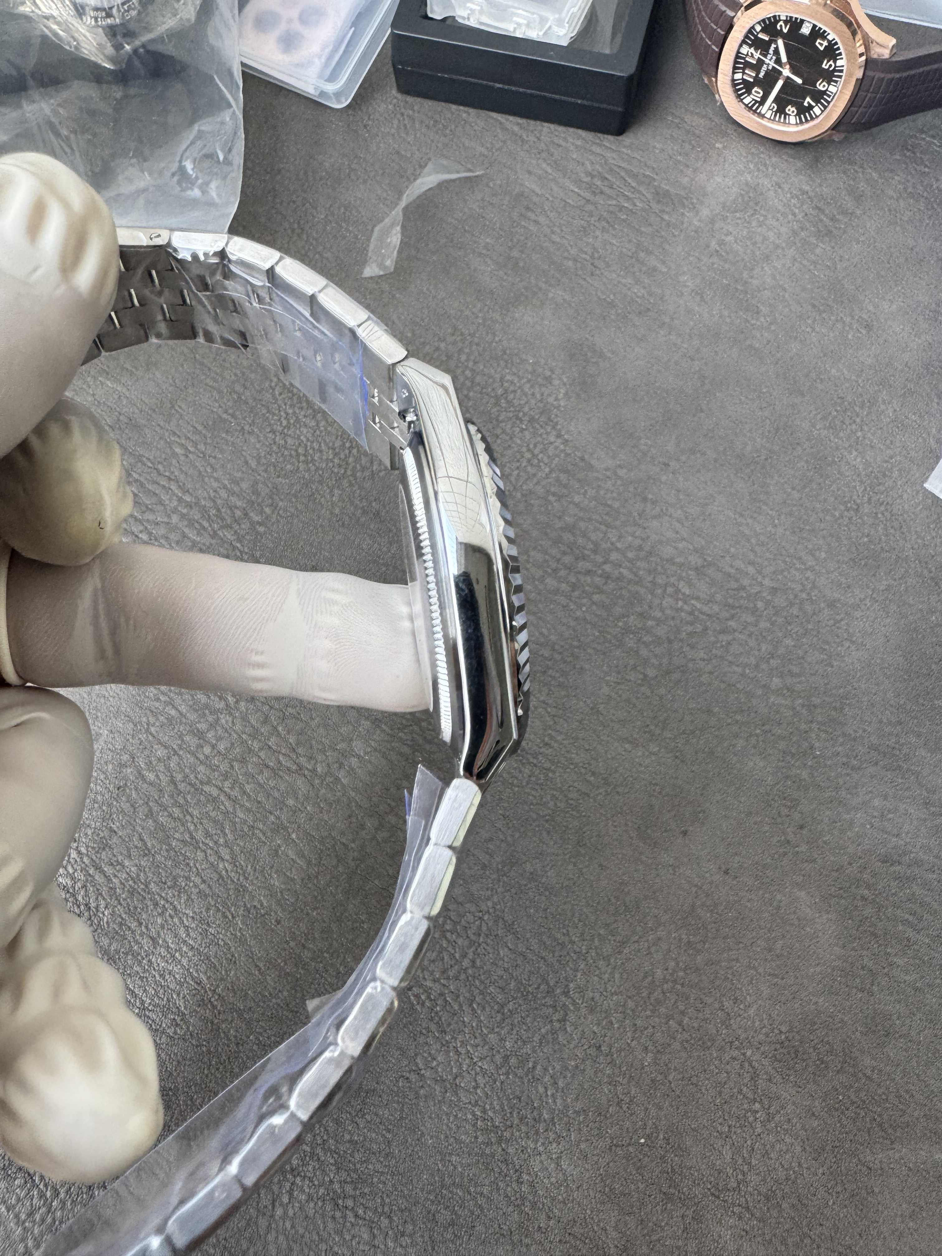 Super Clone Rolex 1:1 2025 Land-Dweller Oyster, 40 mm, Oystersteel and white gold