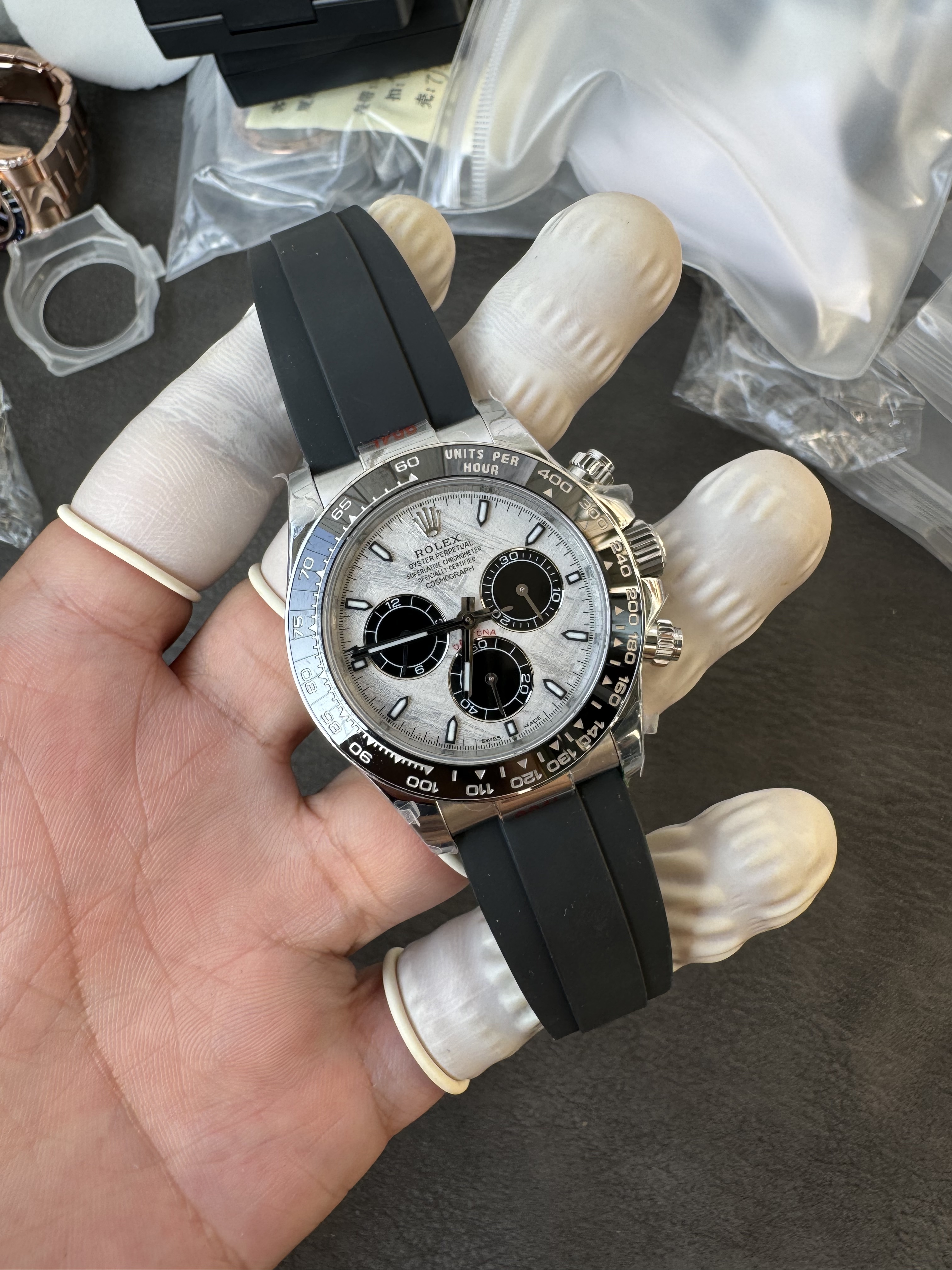 Superclone Rolex Daytona 40 mm 126519LN Meteorite Dial