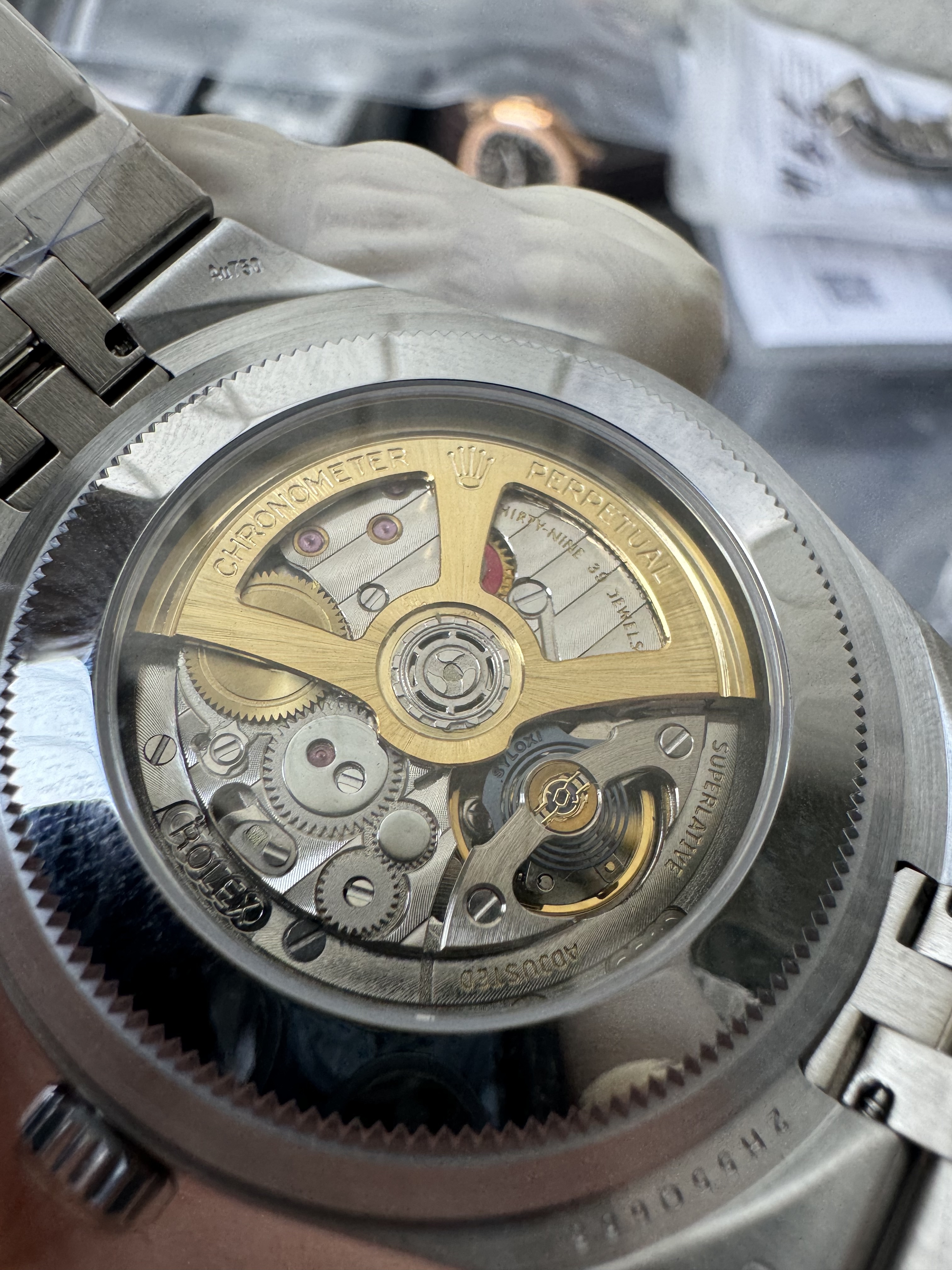 Super Clone Rolex 1:1 2025 Land-Dweller Oyster, 40 mm, Oystersteel and white gold