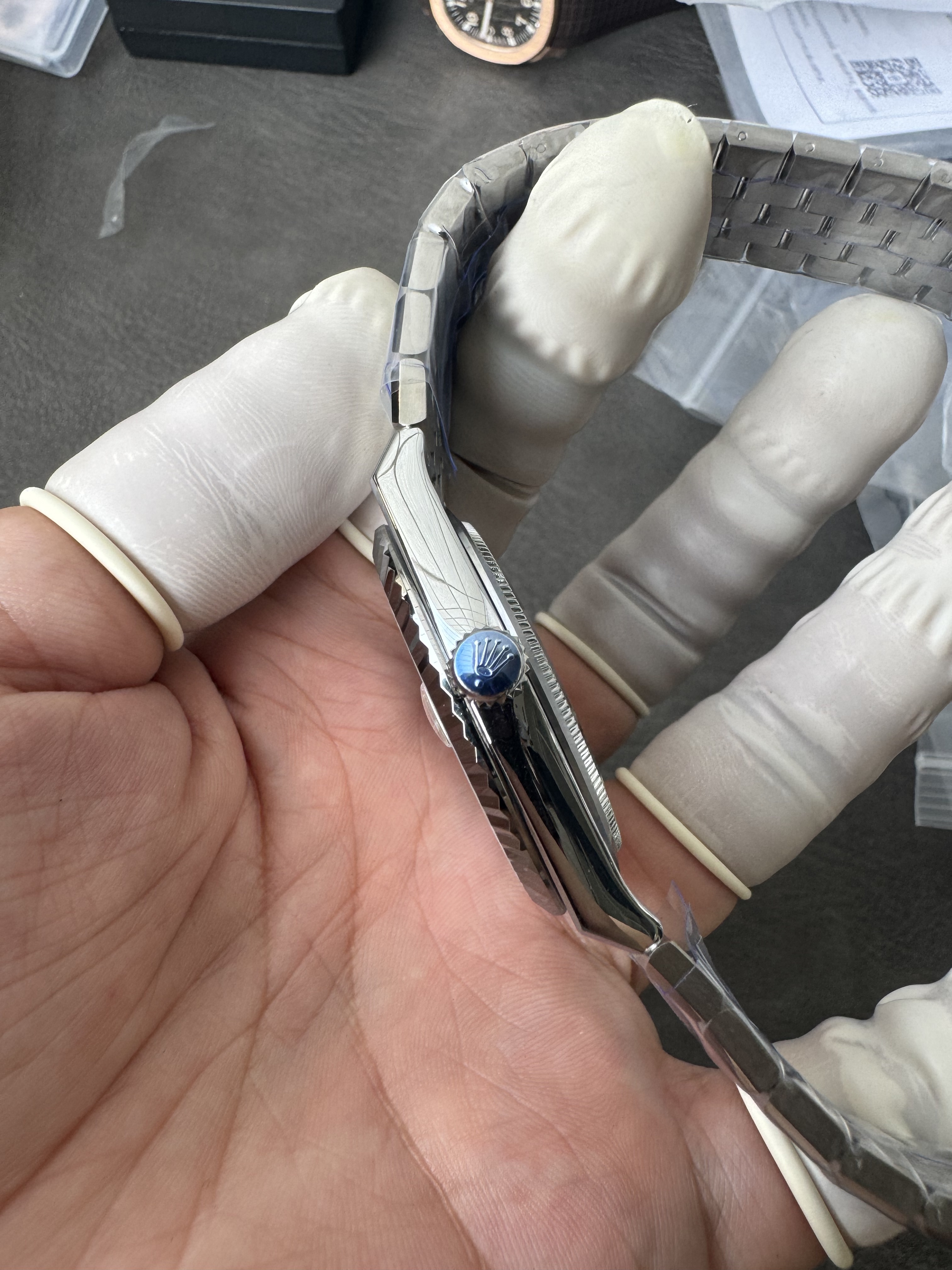 Super Clone Rolex 1:1 2025 Land-Dweller Oyster, 40 mm, Oystersteel and white gold