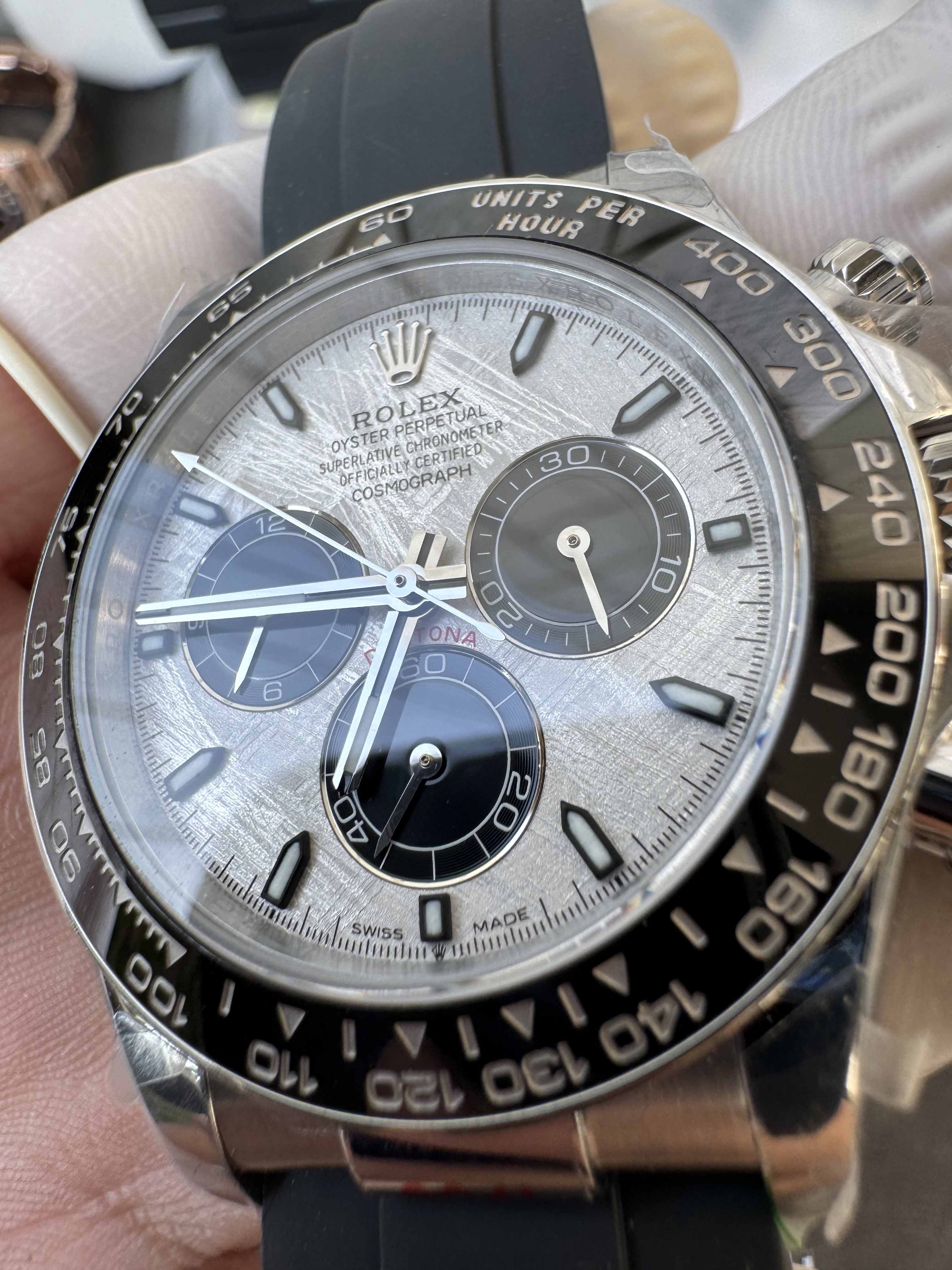 Superclone Rolex Daytona 40 mm 126519LN Meteorite Dial