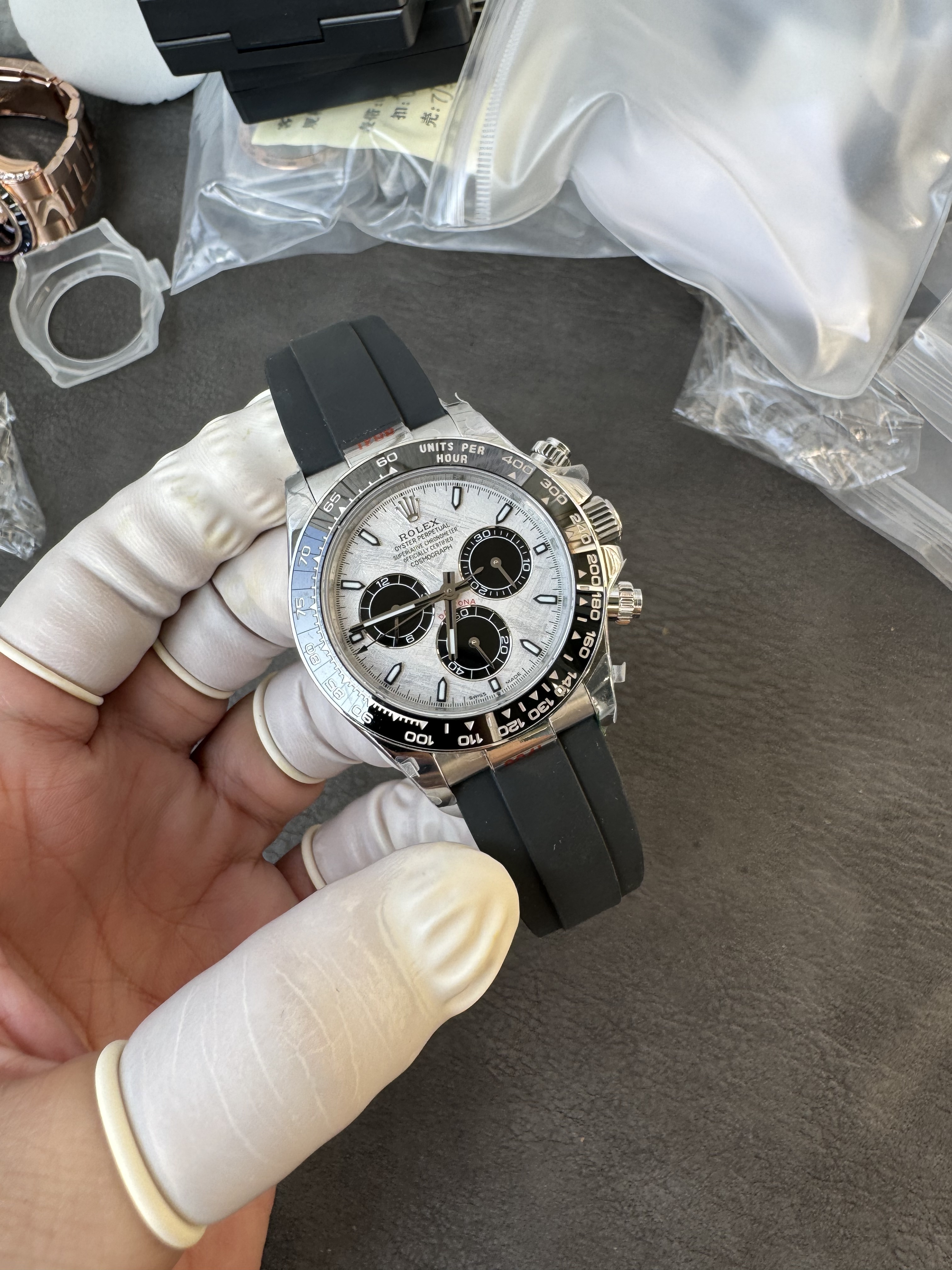 Superclone Rolex Daytona 40 mm 126519LN Meteorite Dial