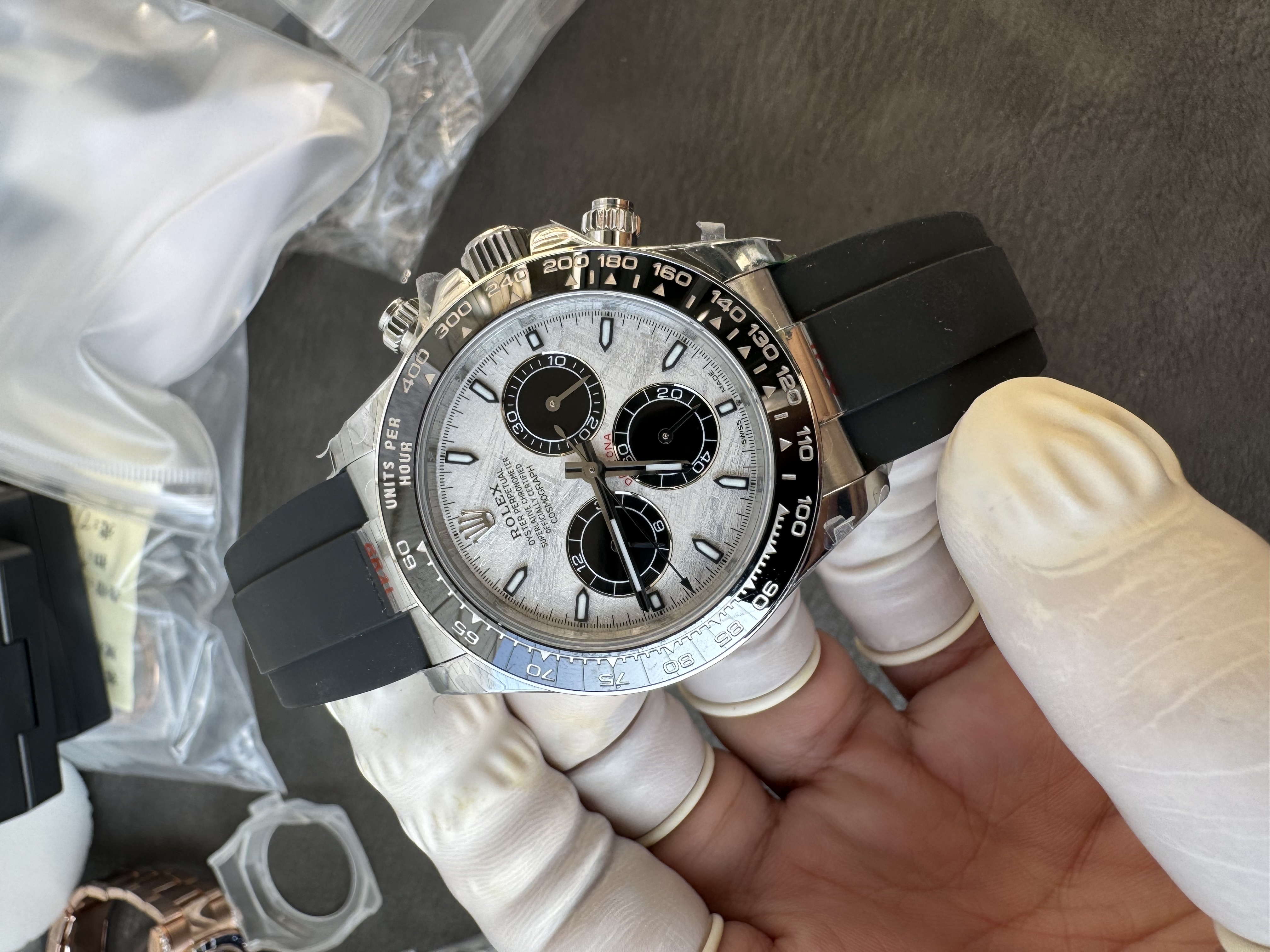 Superclone Rolex Daytona 40 mm 126519LN Meteorite Dial