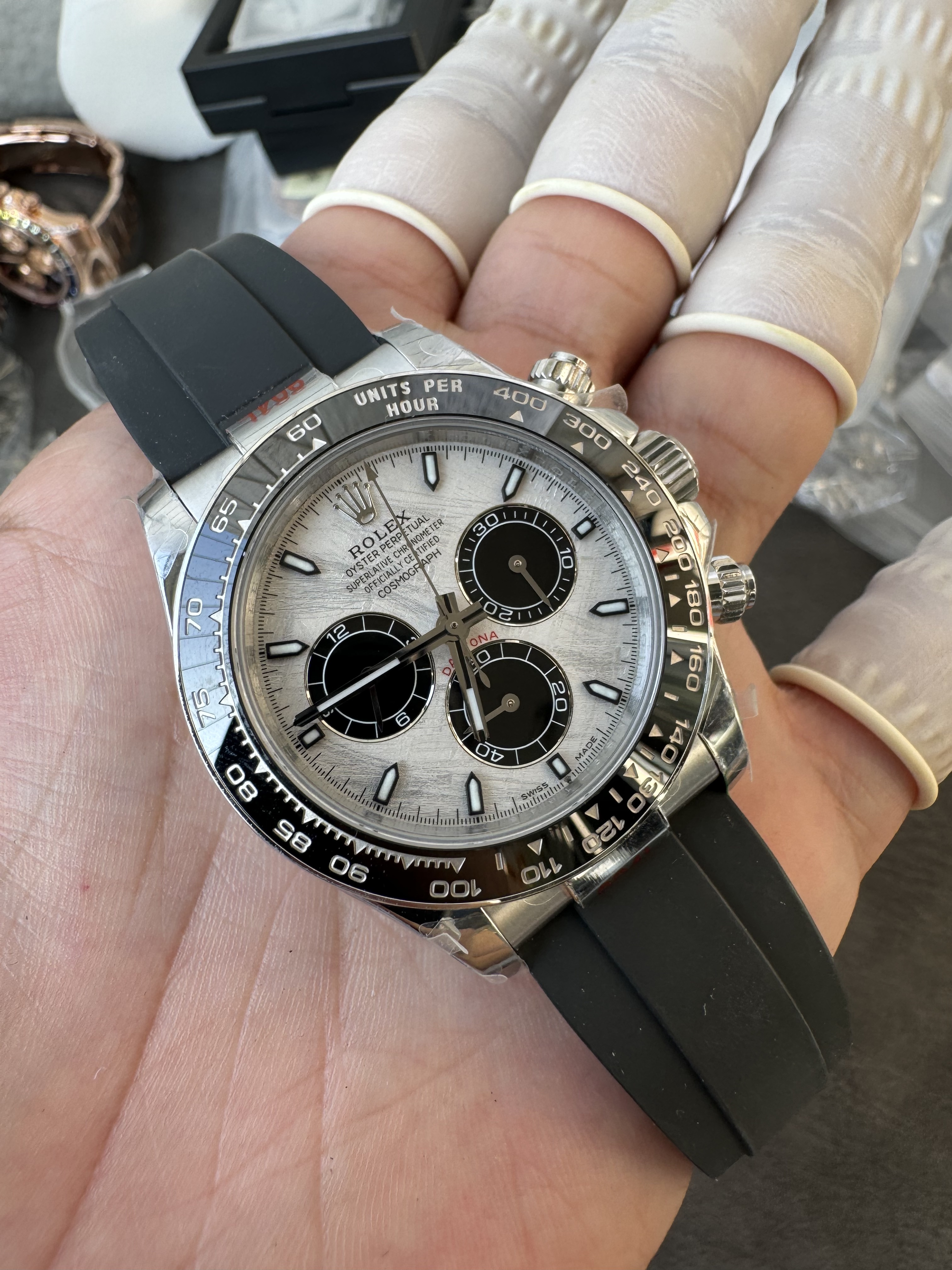 Superclone Rolex Daytona 40 mm 126519LN Meteorite Dial