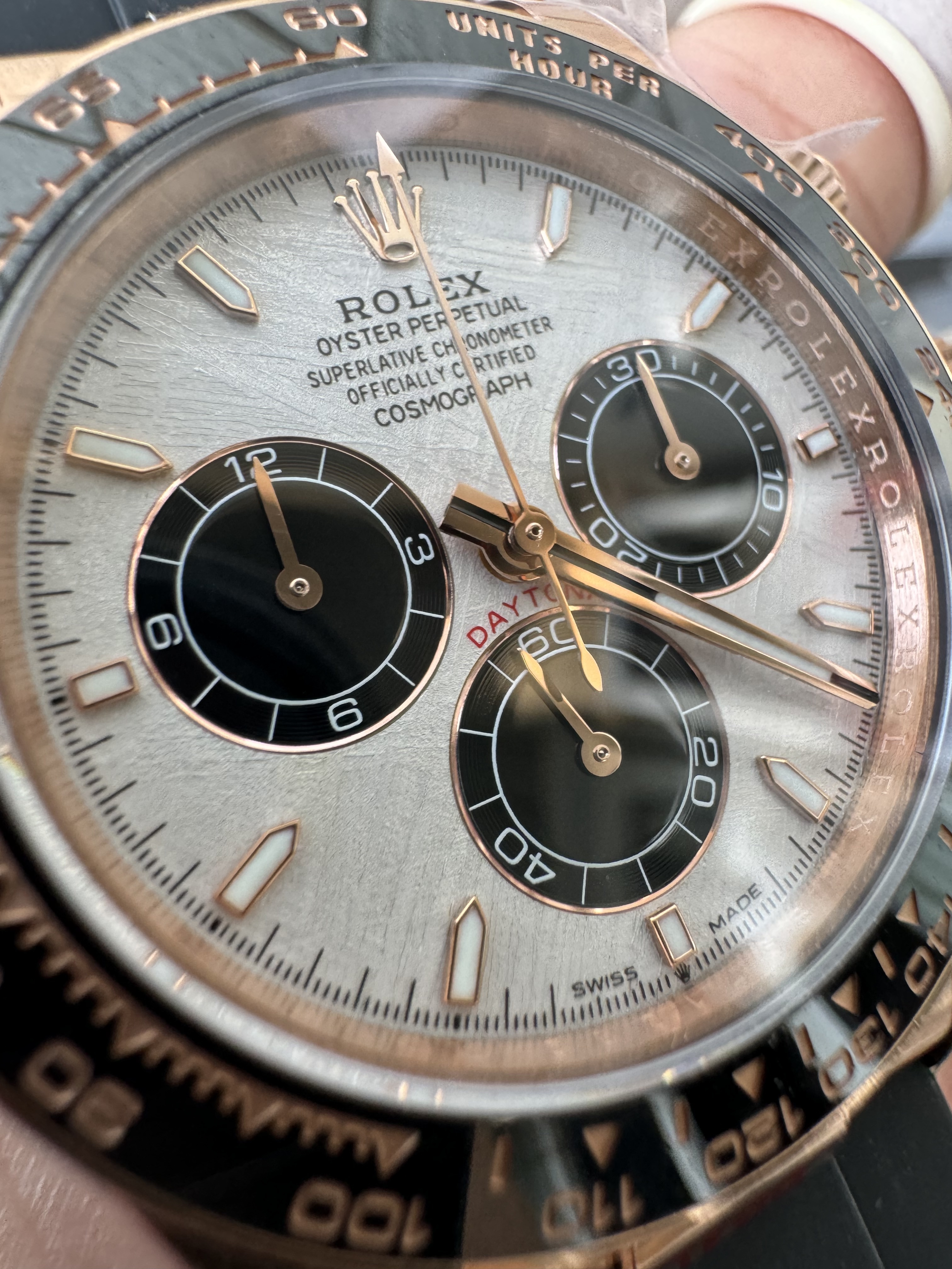 Superclone Rolex Daytona 40 mm 126515LN Meteorite Dial