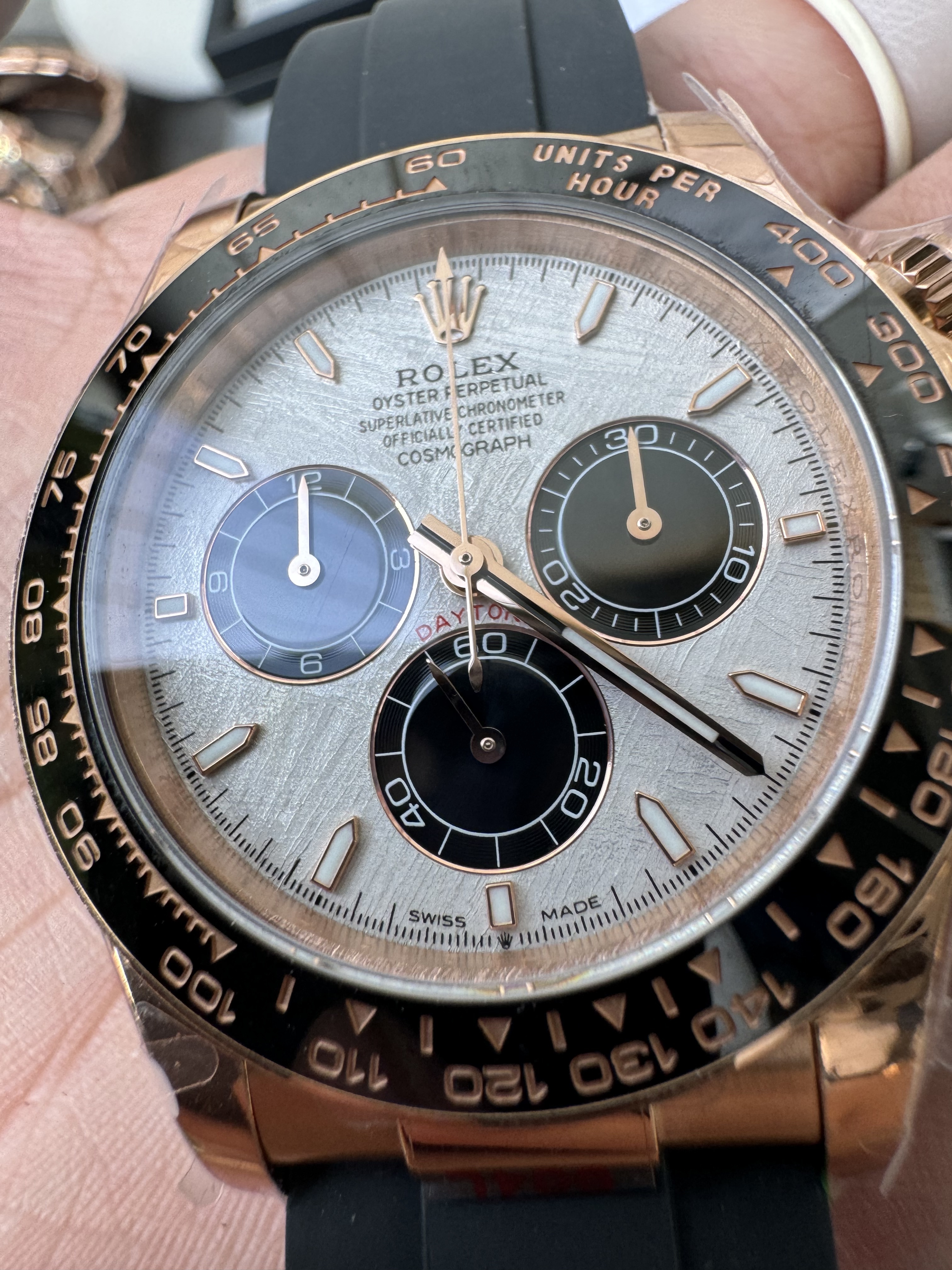 Superclone Rolex Daytona 40 mm 126515LN Meteorite Dial