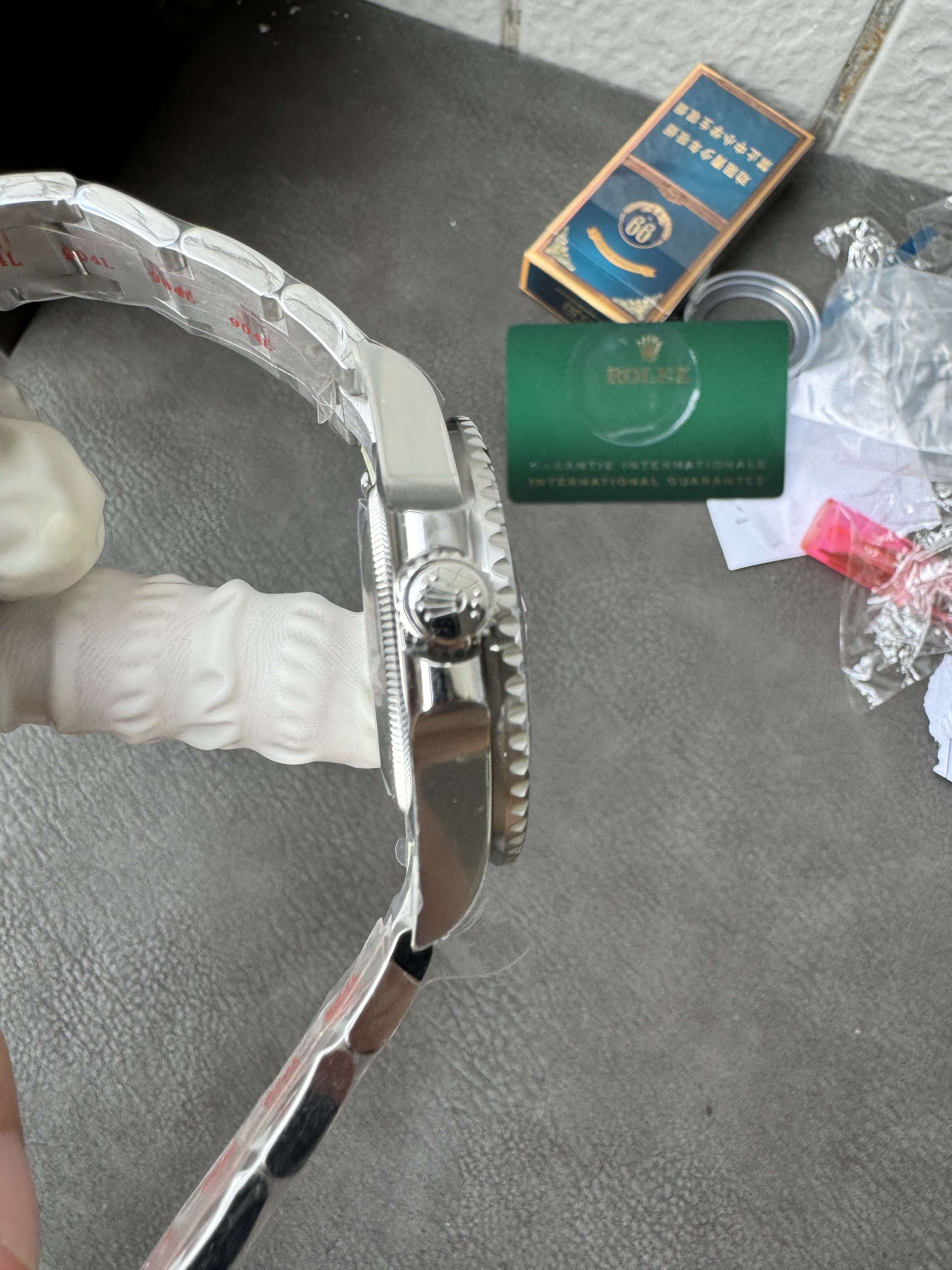 Rolex GMT Master II m126729VTNR-0001 Green ceramic dial on Oyster (40mm) Super Clone