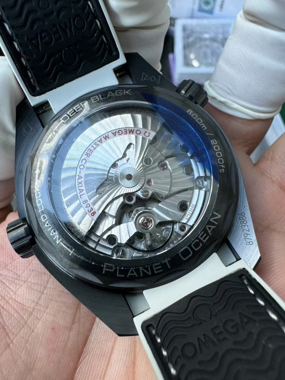 Omega Seamaster Planet Ocean GMT Worldtimer 215.92.46.22.01.007 Full ceramic Super Clone