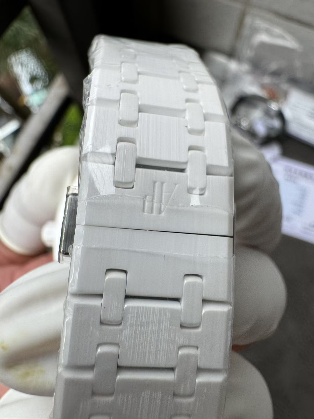 Super Clone 1:1 Audemars Piguet Royal Oak 15500 White Ceramic Starry Sky Dial 41mm