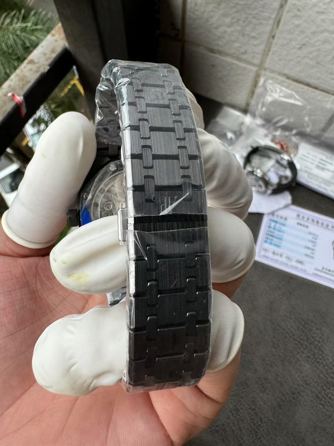 Super Clone 1:1 Audemars Piguet Royal Oak 15500 Black Ceramic Starry Sky Dial 41mm