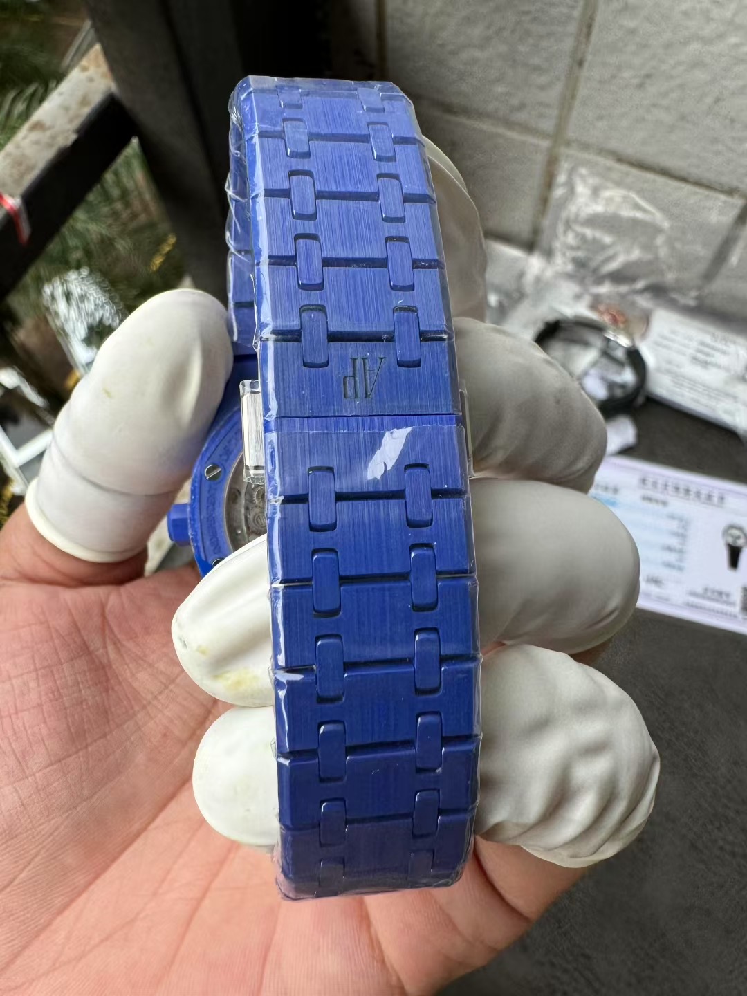 Super Clone 1:1 Audemars Piguet Royal Oak 15500 Blue Ceramic Starry Sky Dial 41mm