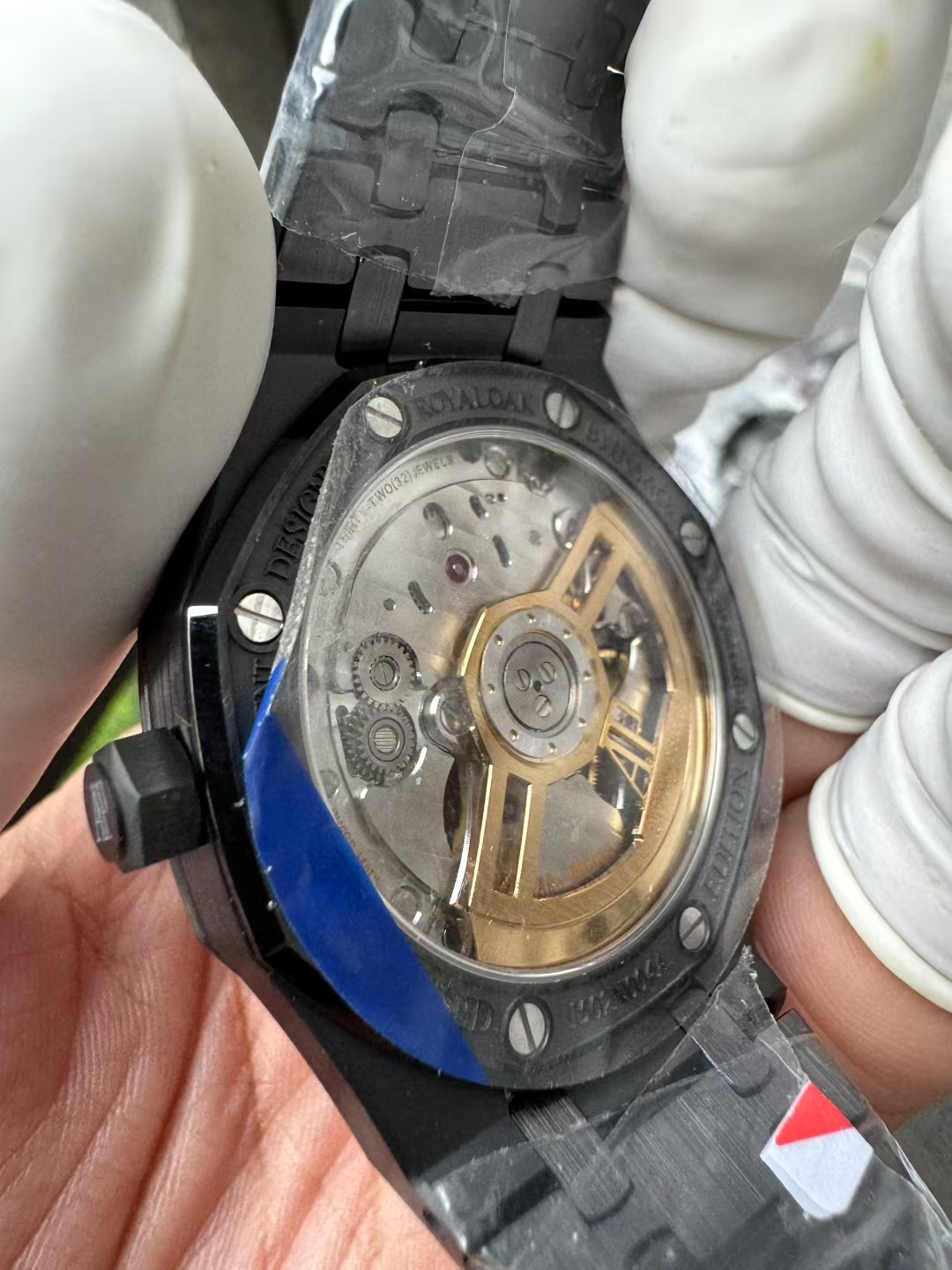 Super Clone 1:1 Audemars Piguet Royal Oak 15500 Black Ceramic Starry Sky Dial 41mm