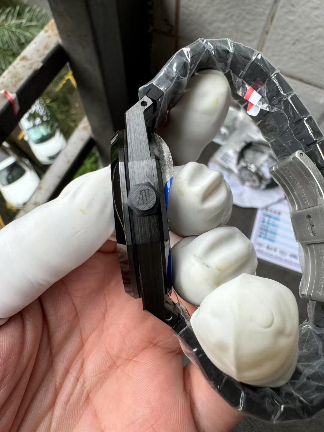 Super Clone 1:1 Audemars Piguet Royal Oak 15500 Black Ceramic Starry Sky Dial 41mm