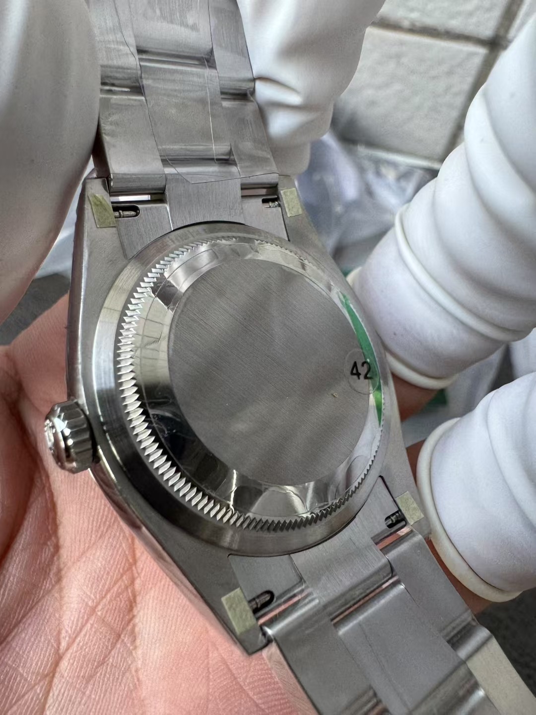 Rolex Oyster Perpetual 41mm M124330 Stainless Steel Model with Purple Dial, Oystersteel Top Cover Replica