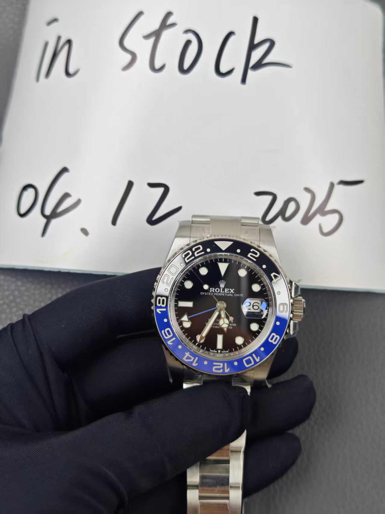 Rolex GMT Master II 126710BLNR Stainless Steel 'Batmen' (40mm) Super Clone