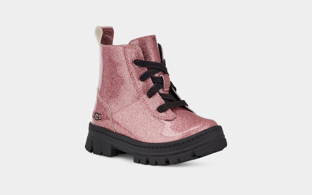 Ashton Lace Up Glitter Boot
