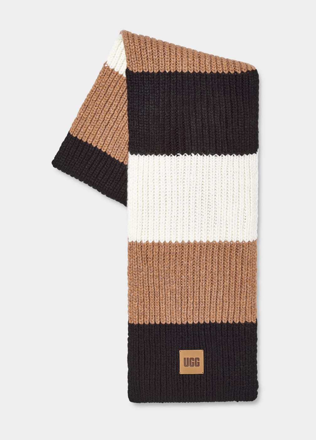 Chunky Rib Knit Scarf