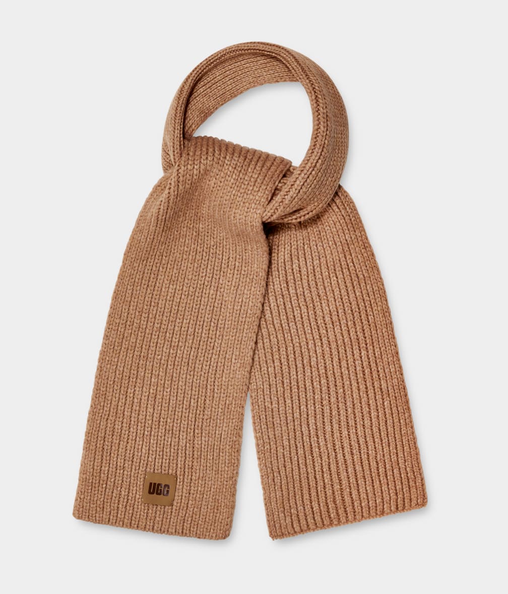 Chunky Rib Knit Beanie Set