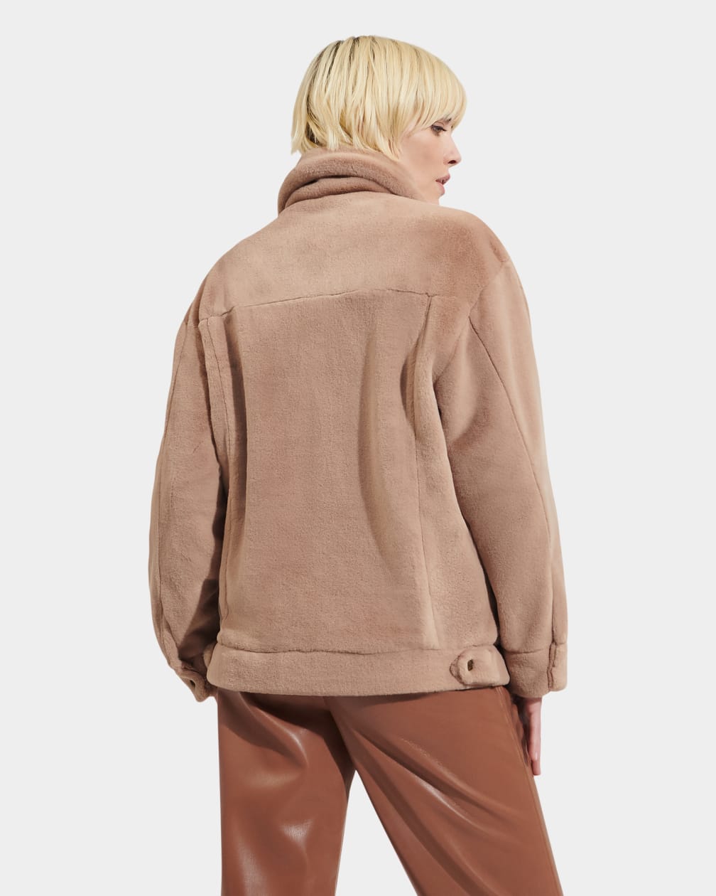 Frankie Faux Fur Trucker Jacket