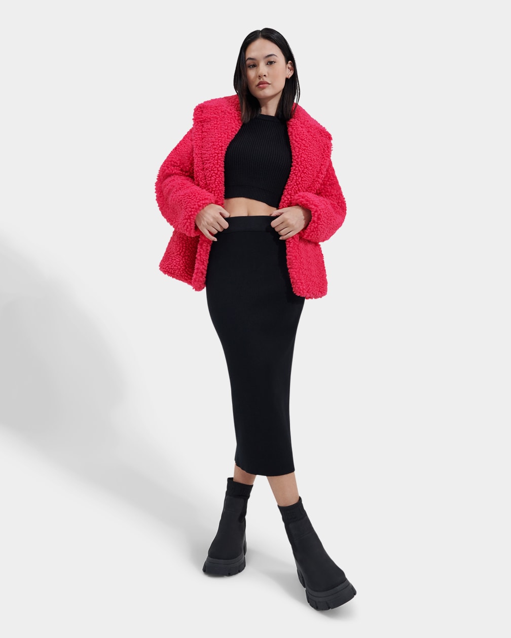 Gertrude Short Teddy Coat