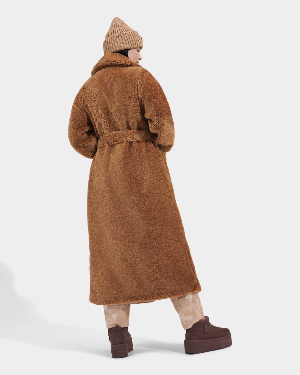 Alesandra Faux Fur Wrap Coat