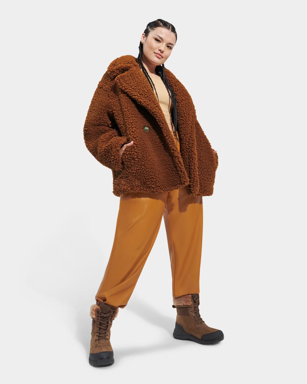 Gertrude Short Teddy Coat