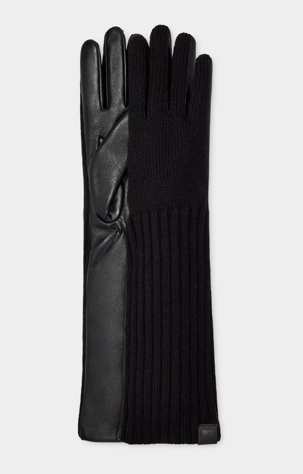 Leather And Knit Glove