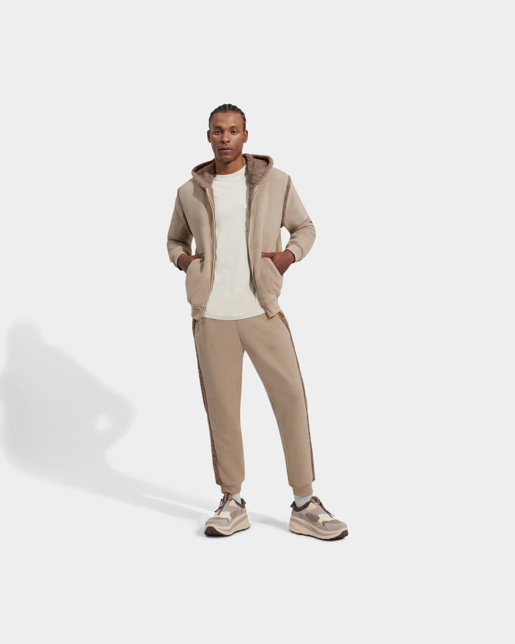 Evren Bonded Fleece Zip Up Sweater