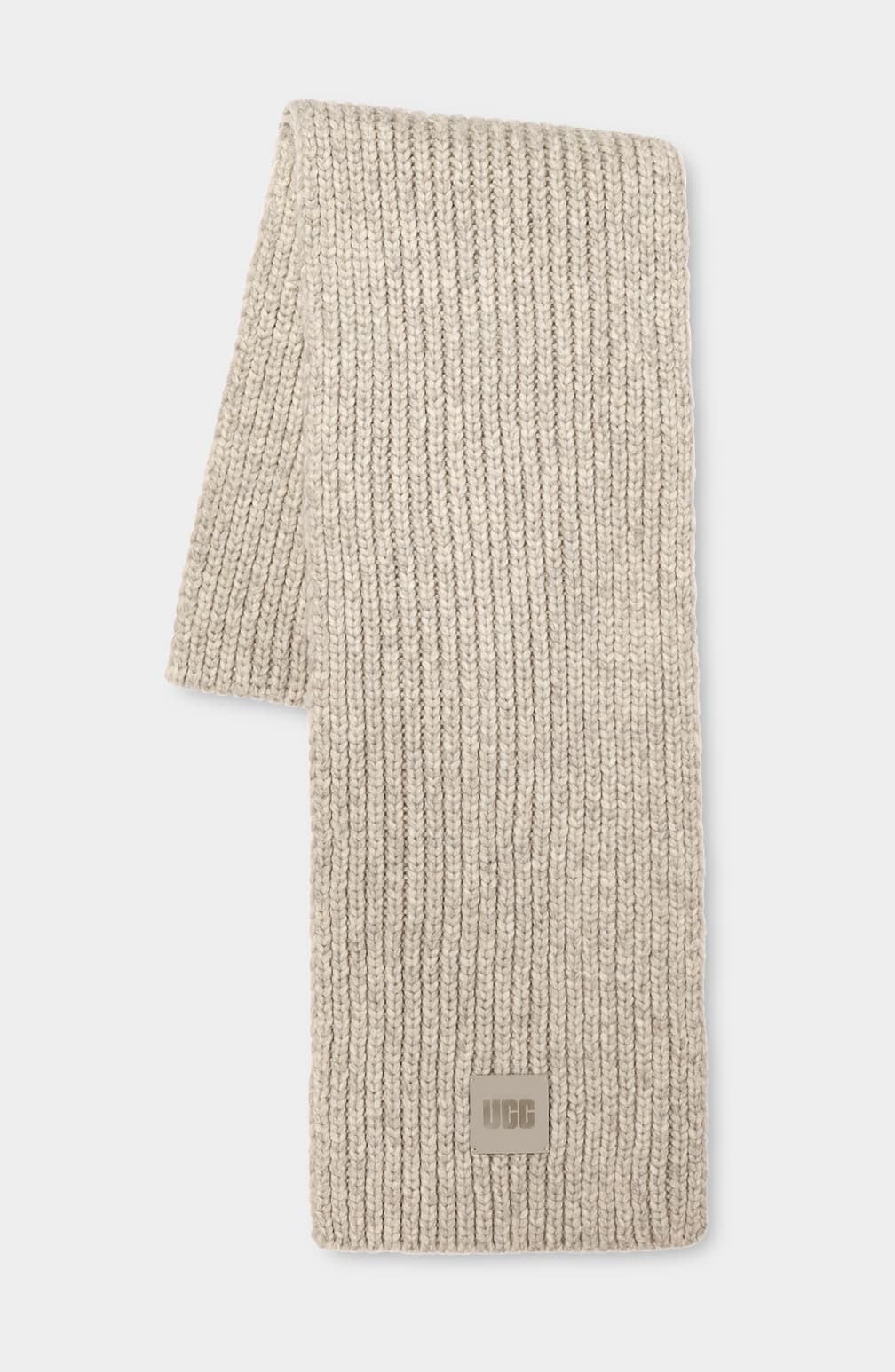 Chunky Rib Knit Scarf