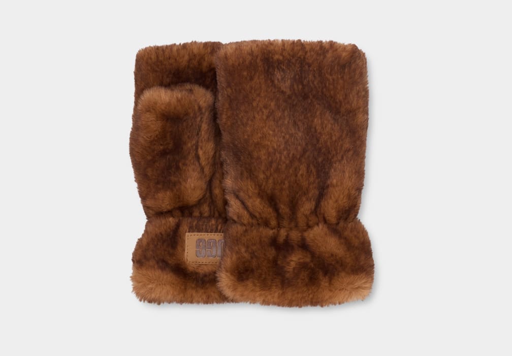 Faux Fur Fingerless Glove