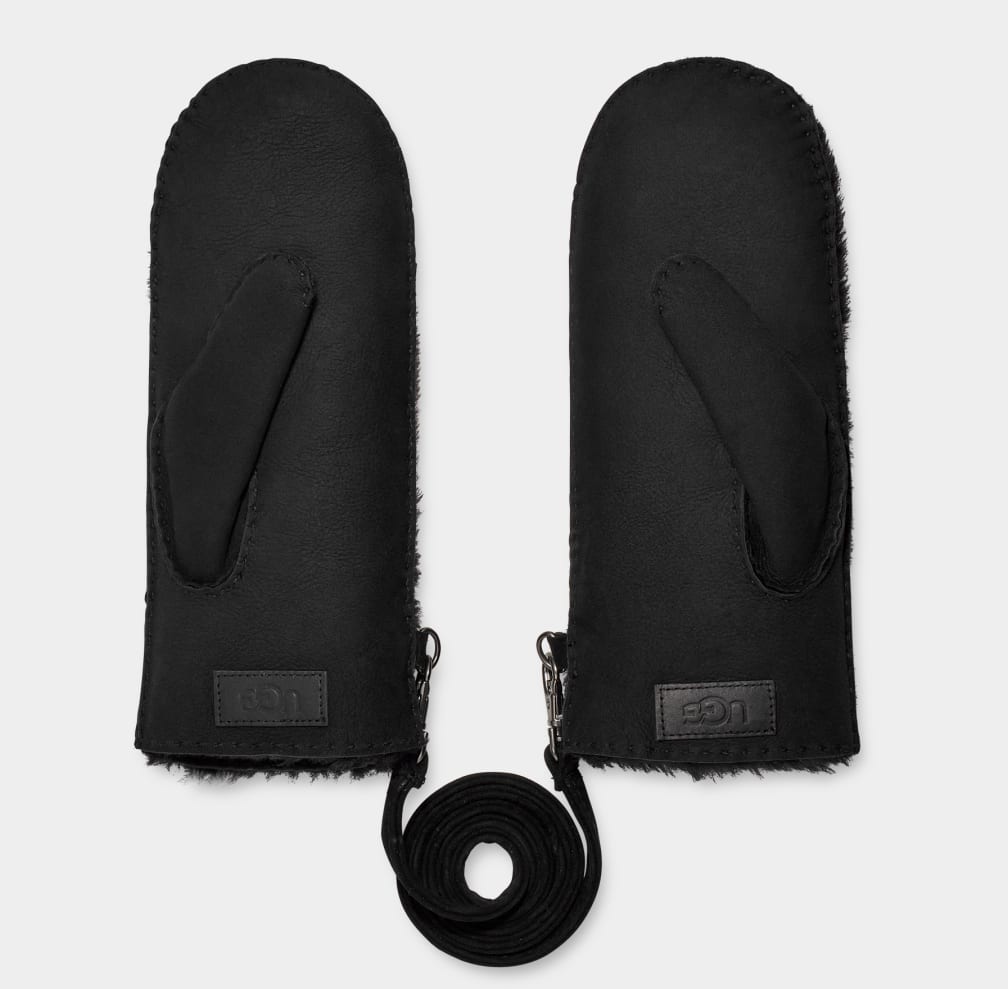 Exposed Sheepskin Mitten