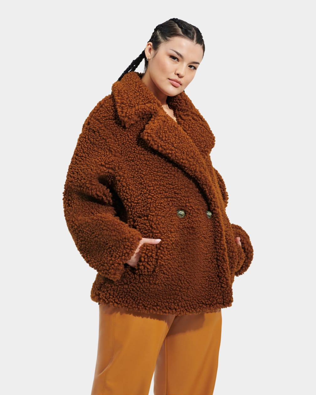 Gertrude Short Teddy Coat